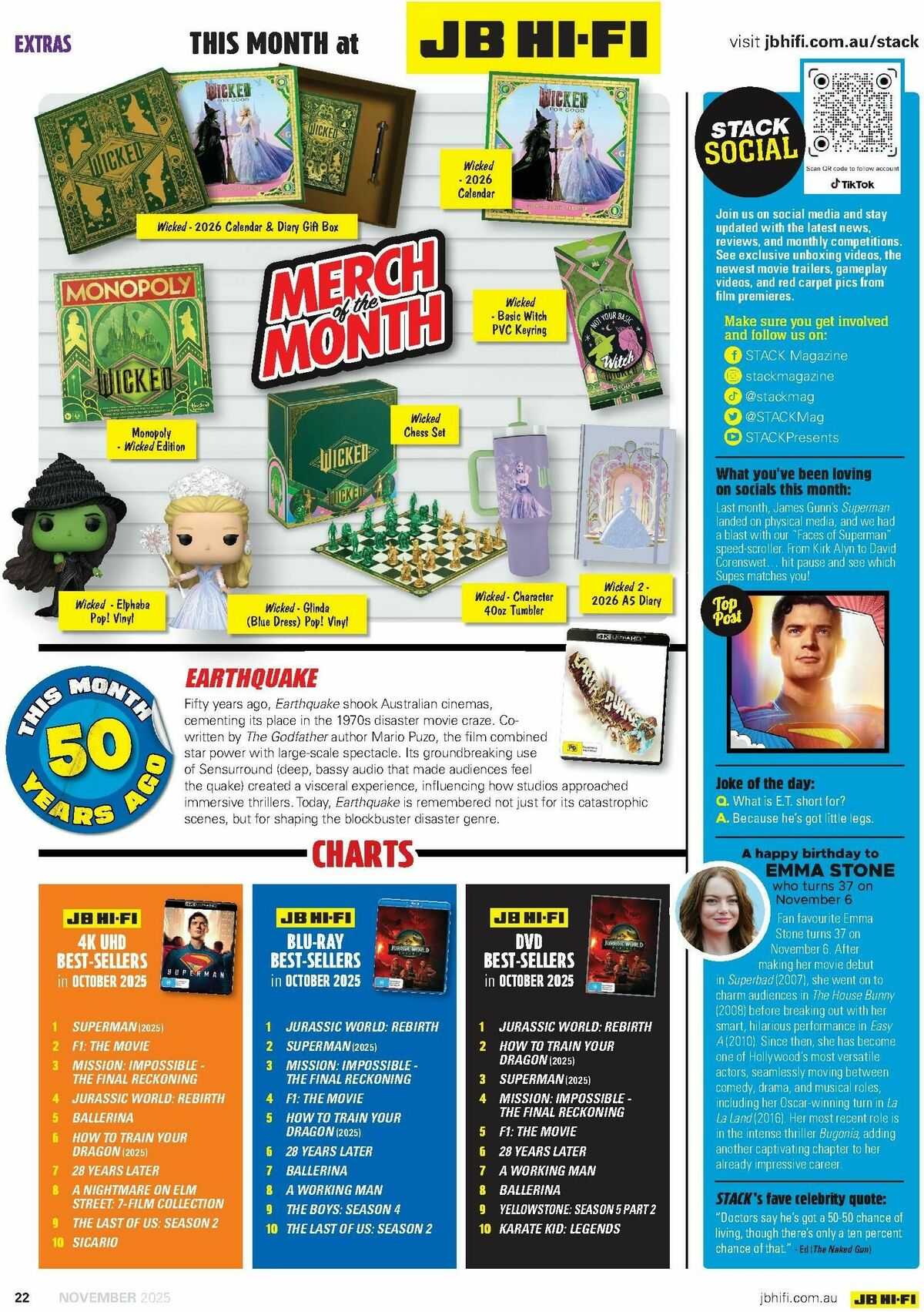 JB Hi-Fi Magazine October Catalogues from 1 November