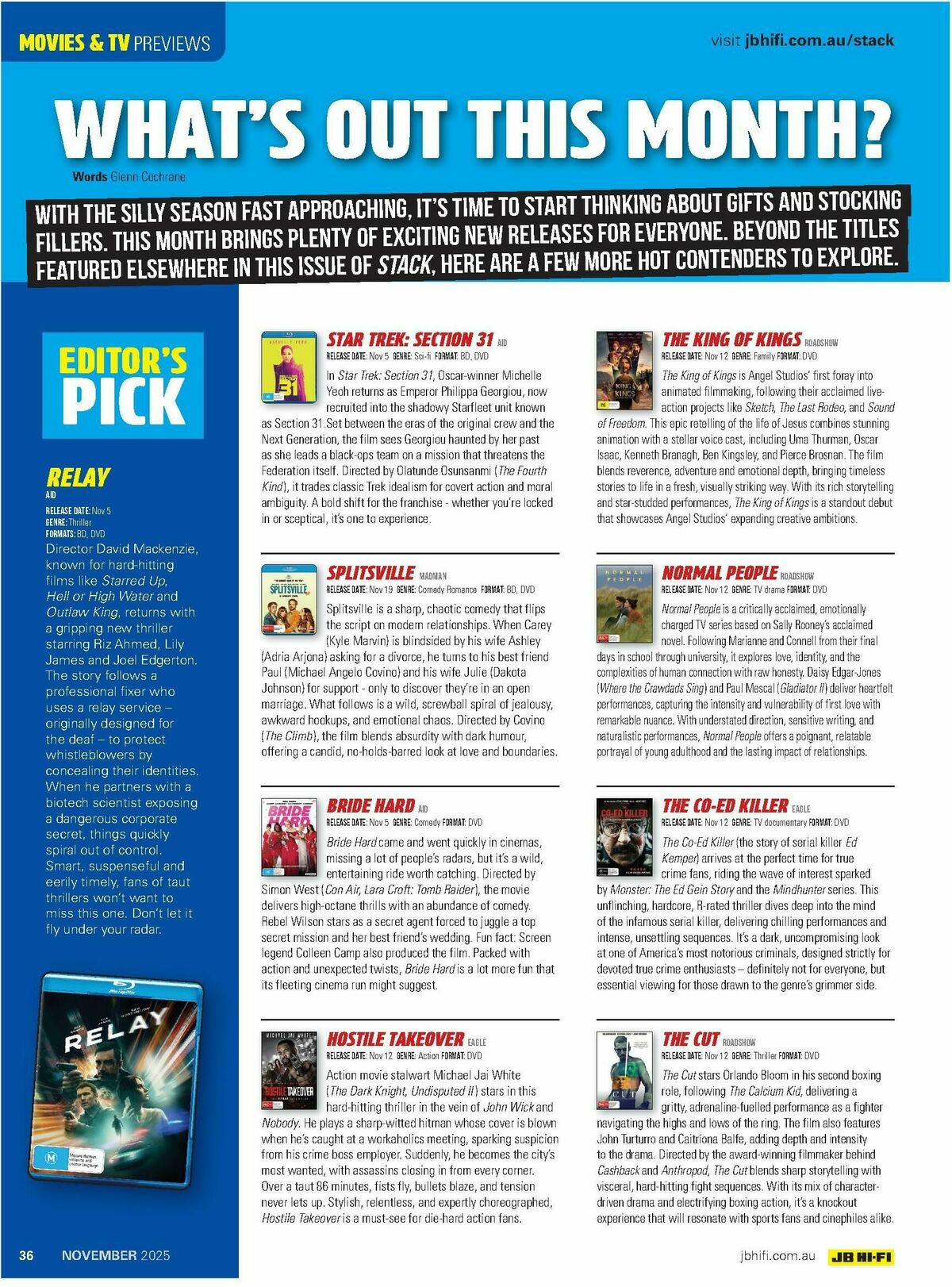 JB Hi-Fi Magazine October Catalogues from 1 November