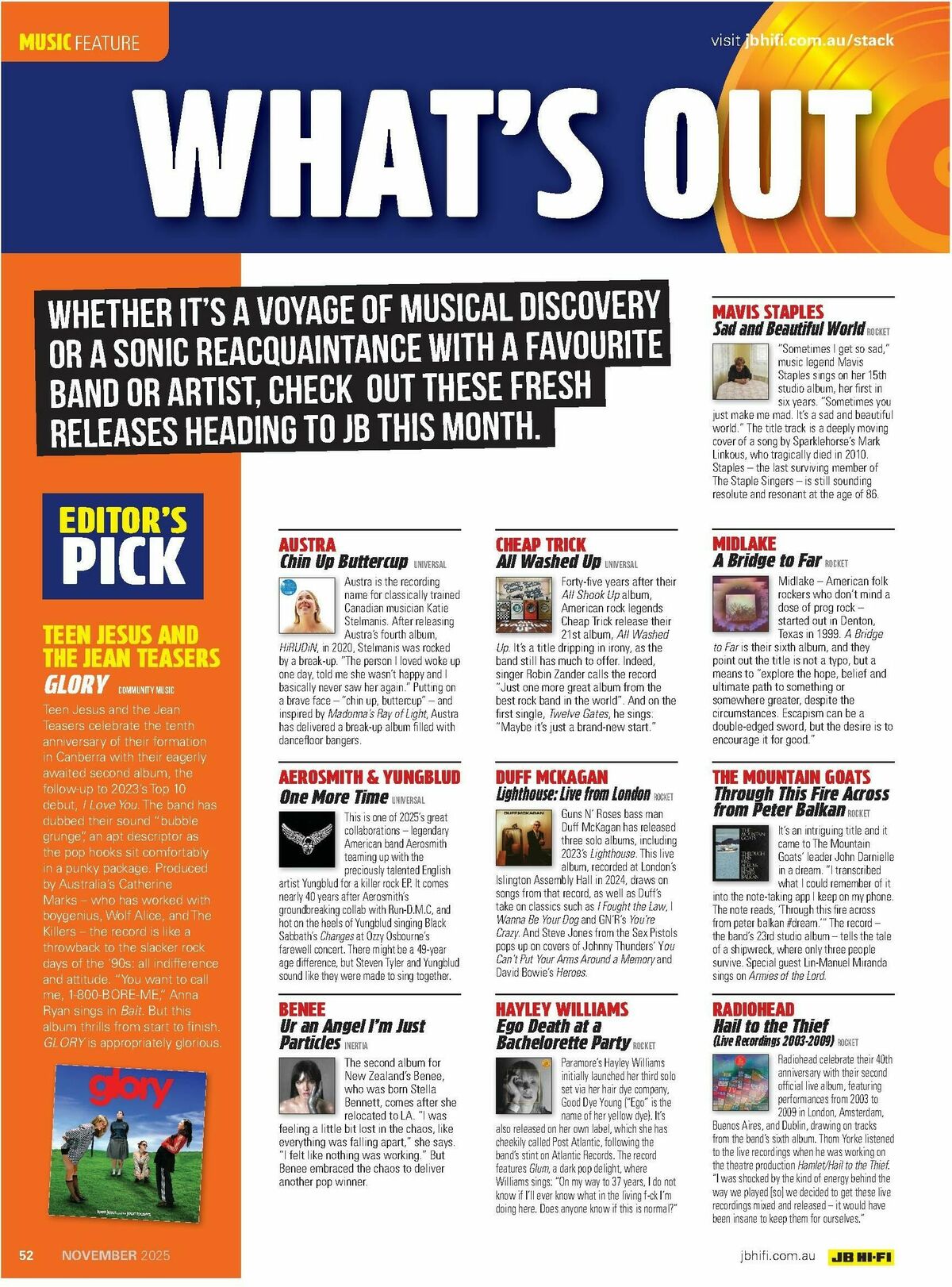 JB Hi-Fi Magazine October Catalogues from 1 November