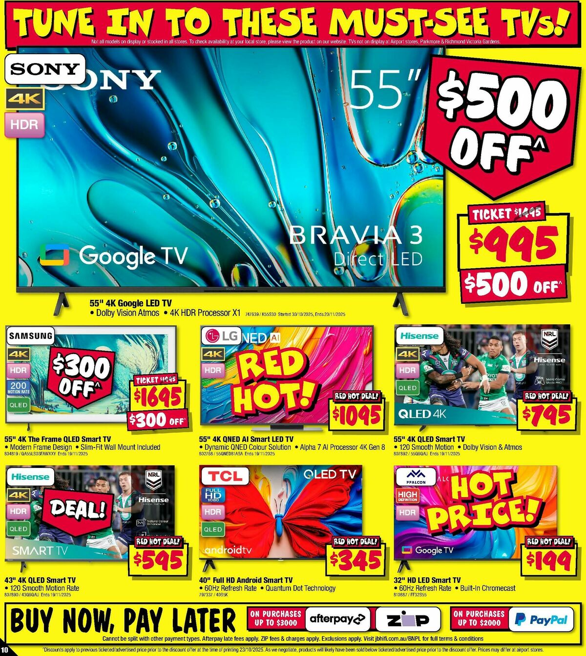 JB Hi-Fi Catalogues from 6 November