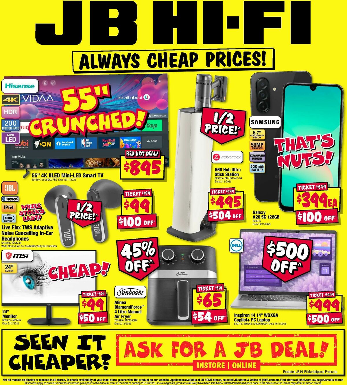 JB Hi-Fi Catalogues from 6 November