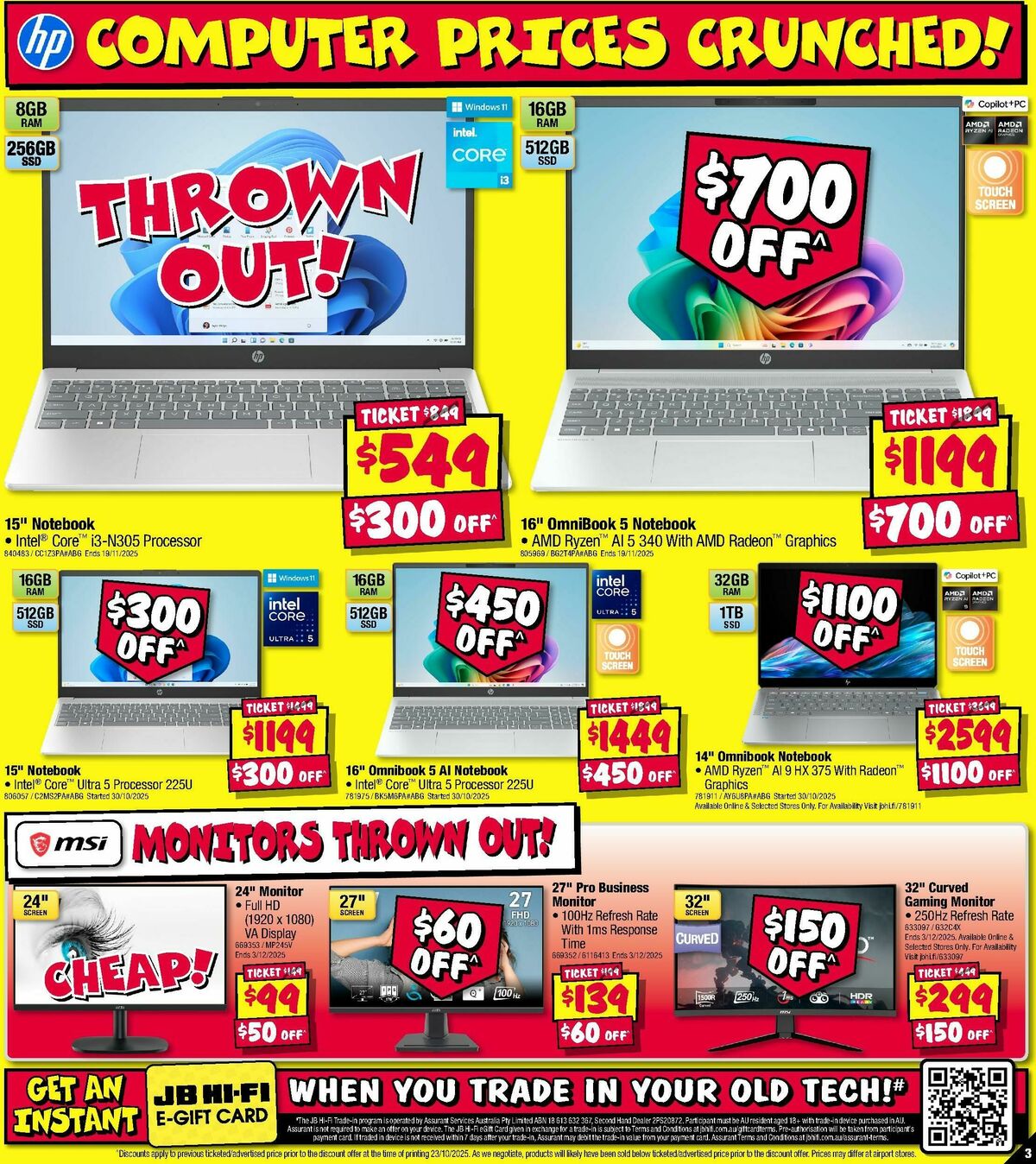 JB Hi-Fi Catalogues from 6 November