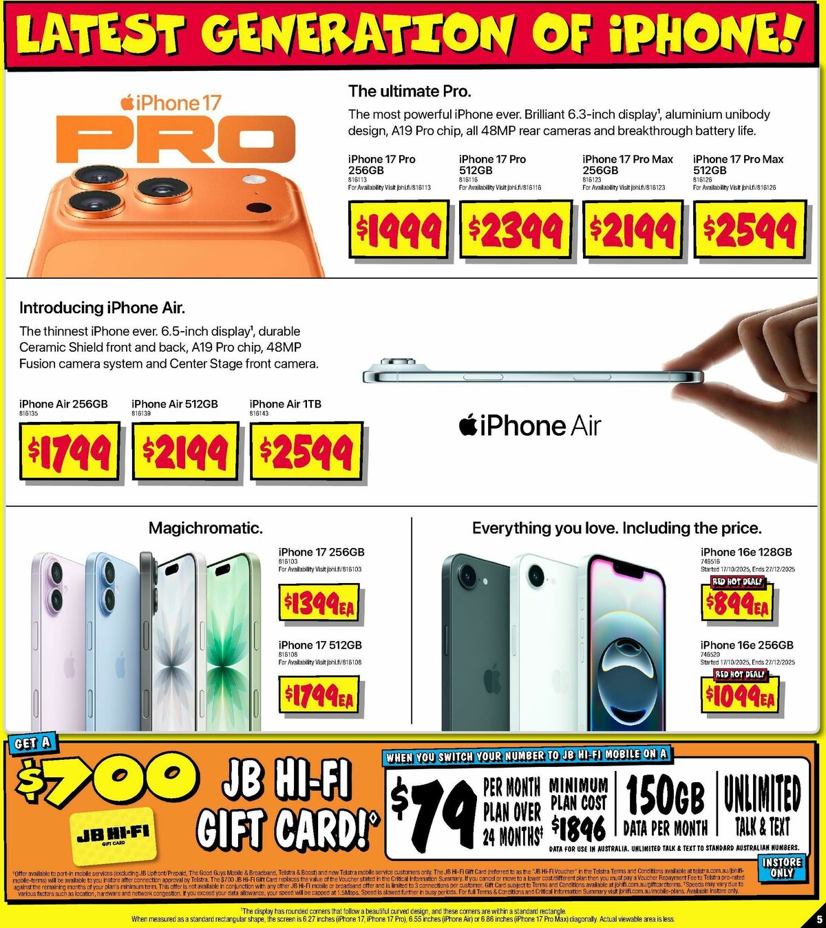 JB Hi-Fi Catalogues from 6 November