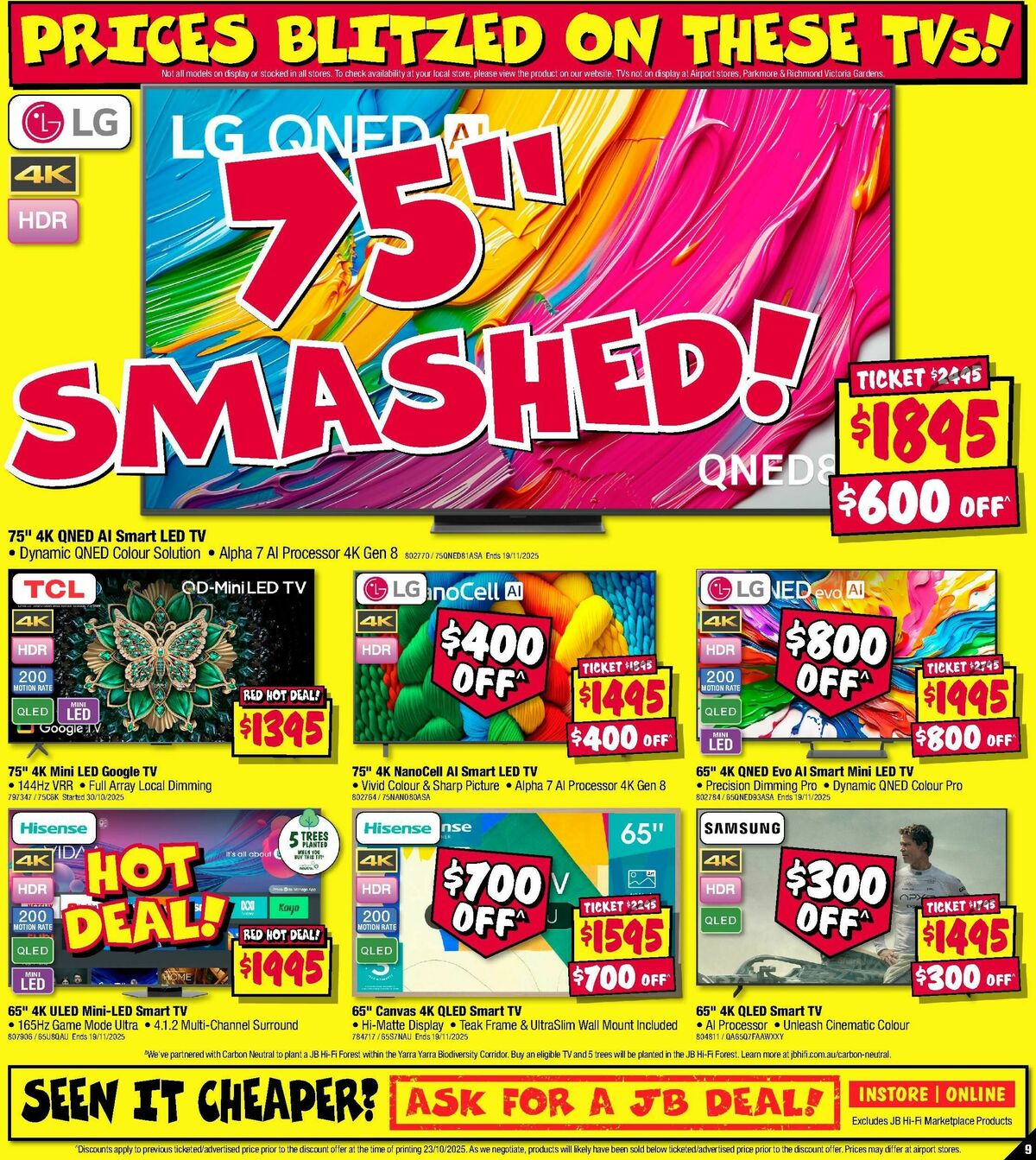 JB Hi-Fi Catalogues from 6 November