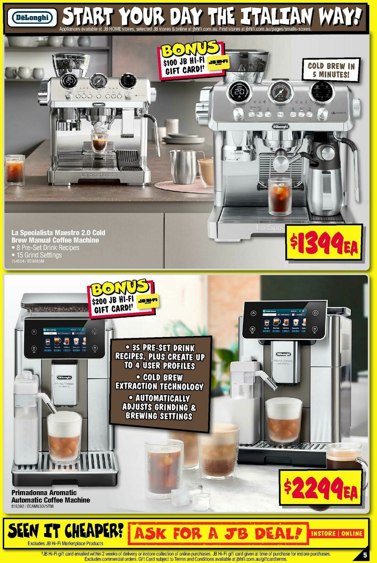 JB Hi-Fi Coffee Catalogues from 6 November
