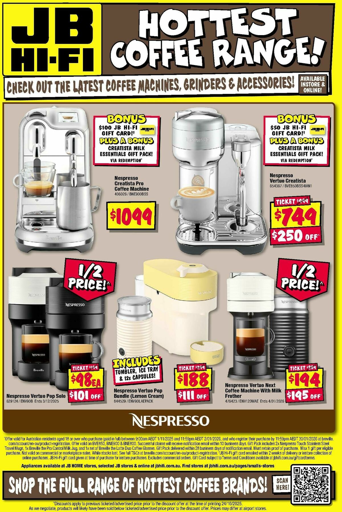 JB Hi-Fi Coffee Catalogues from 6 November