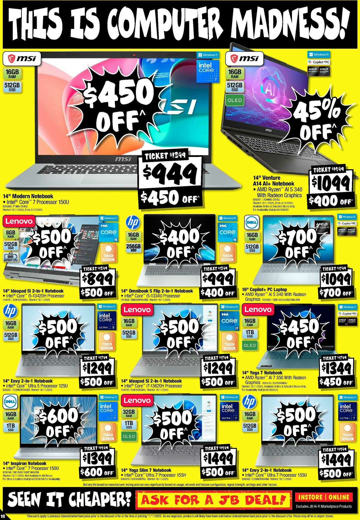 JB Hi-Fi Black Friday Catalogues from 19 November