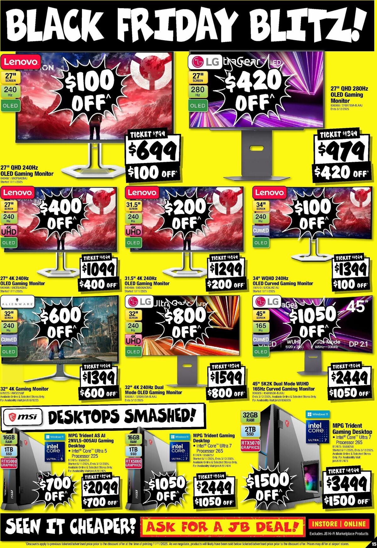 JB Hi-Fi Black Friday Catalogues from 19 November