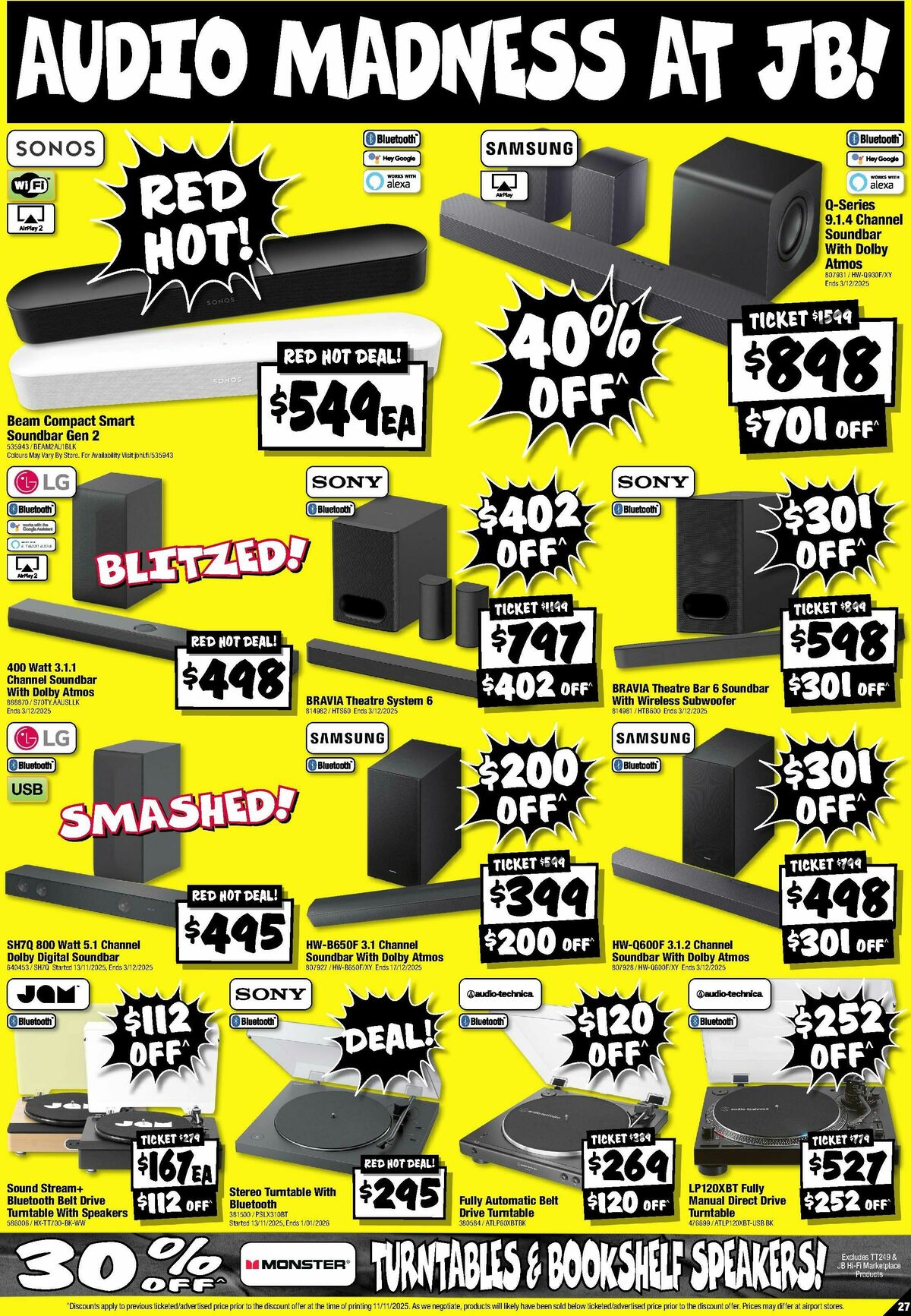 JB Hi-Fi Black Friday Catalogues from 19 November