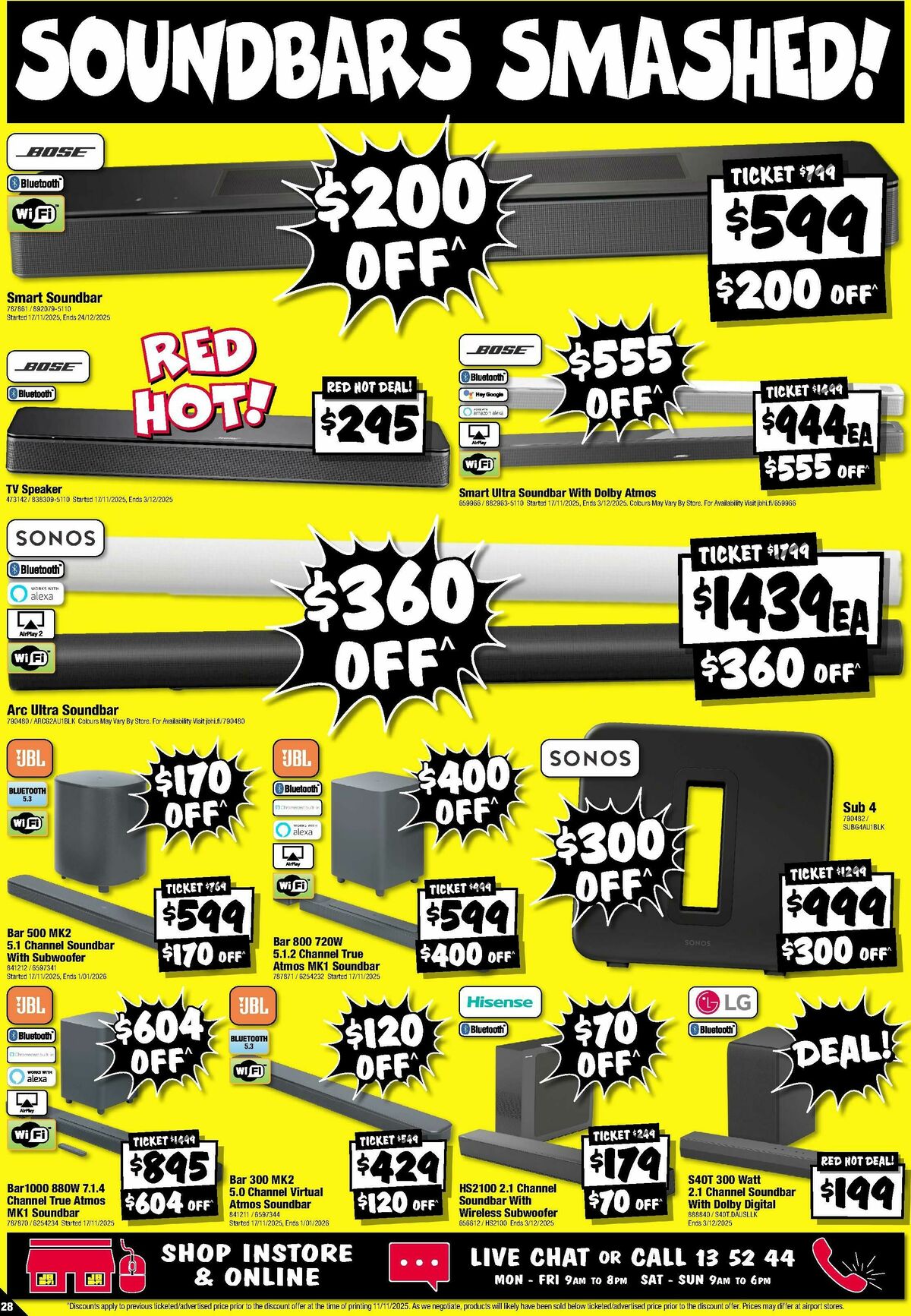 JB Hi-Fi Black Friday Catalogues from 19 November