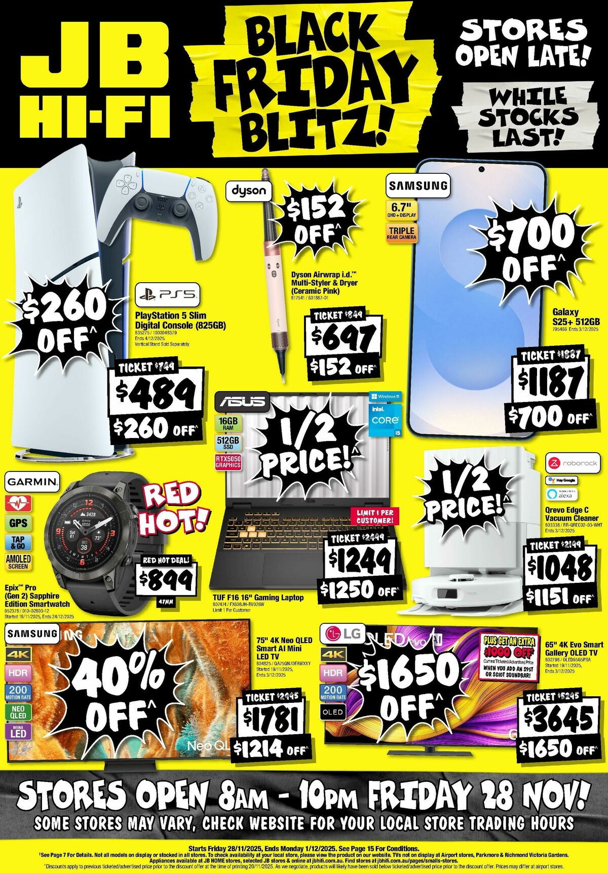 JB Hi-Fi Black Friday Blitz! Catalogues from 28 November