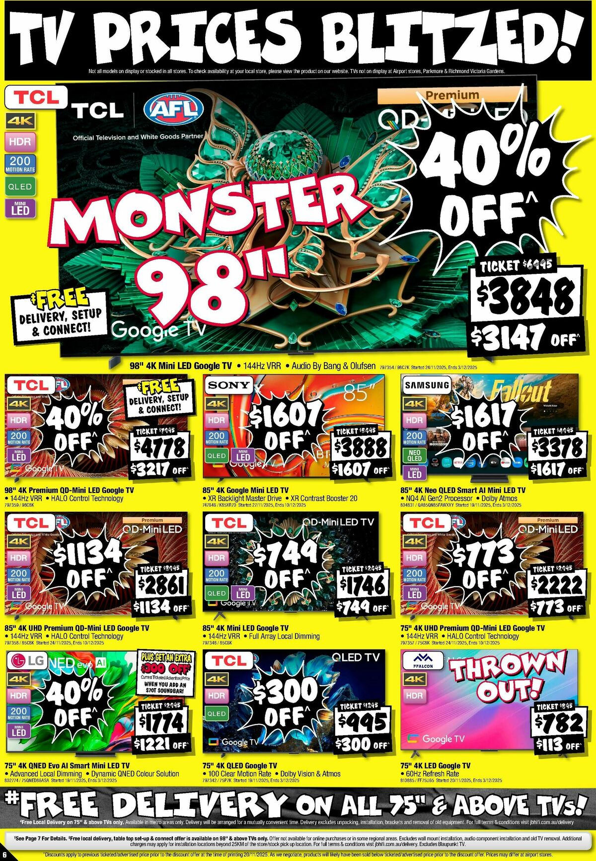 JB Hi-Fi Black Friday Blitz! Catalogues from 28 November