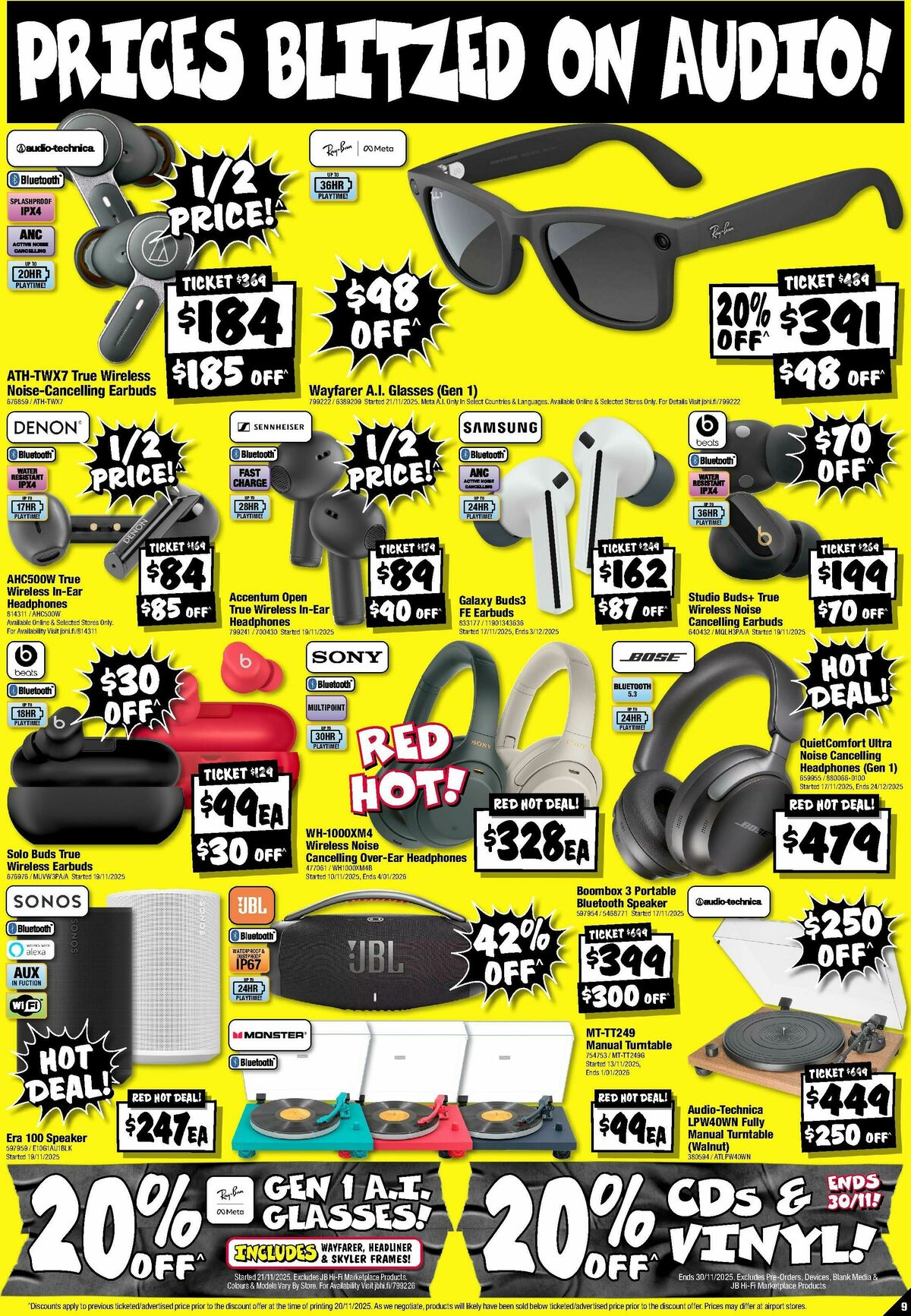 JB Hi-Fi Black Friday Blitz! Catalogues from 28 November