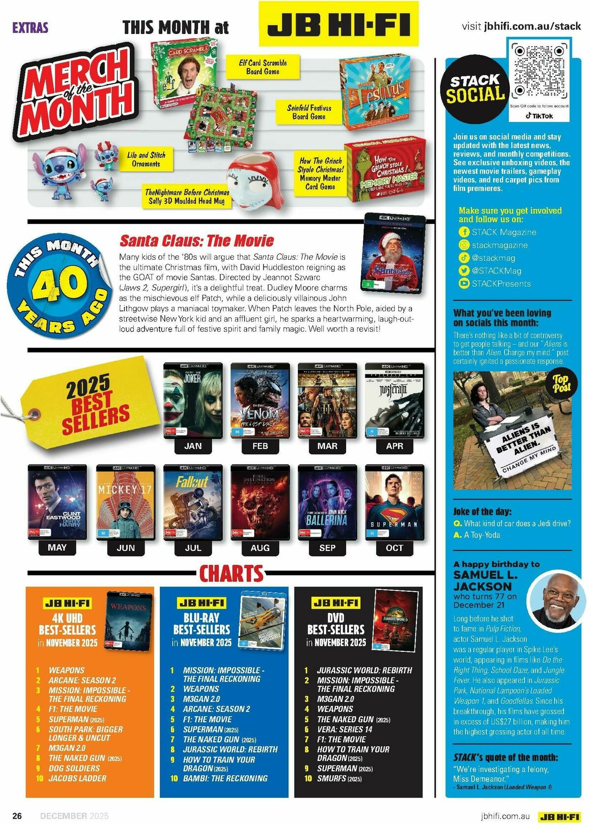 JB Hi-Fi Magazine December Catalogues from 1 December