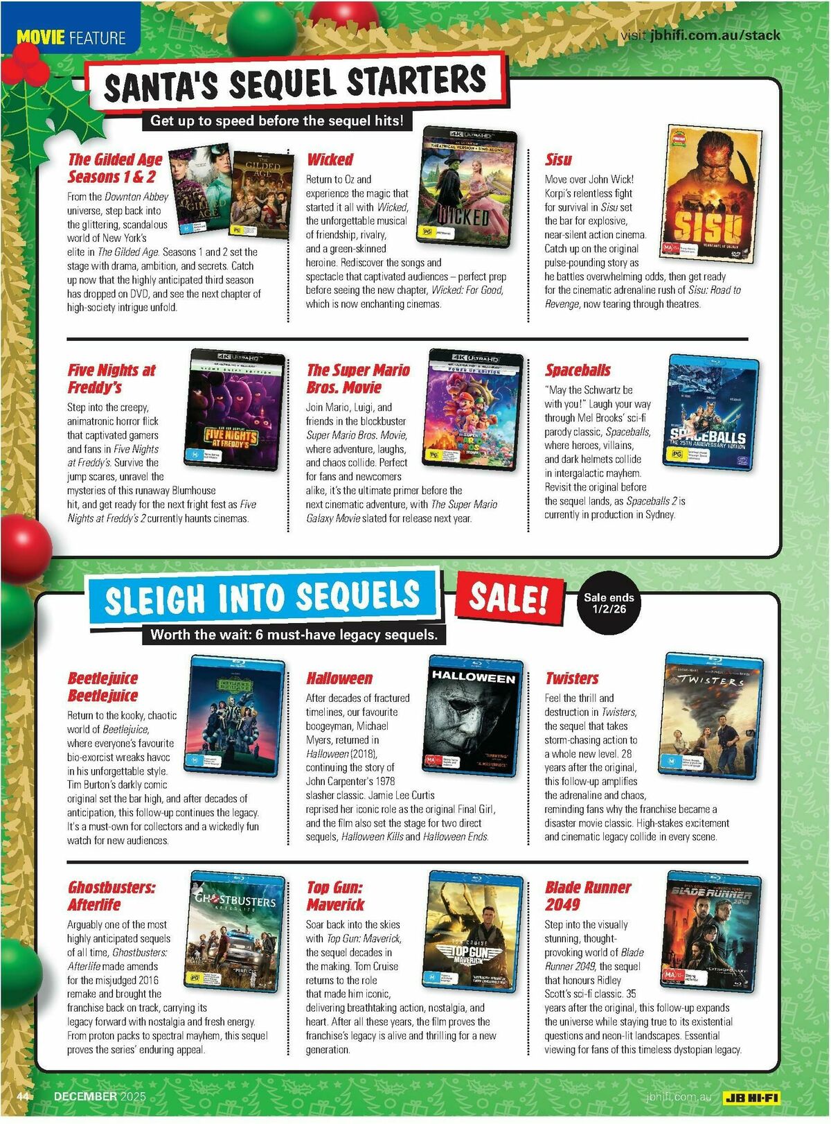 JB Hi-Fi Magazine December Catalogues from 1 December