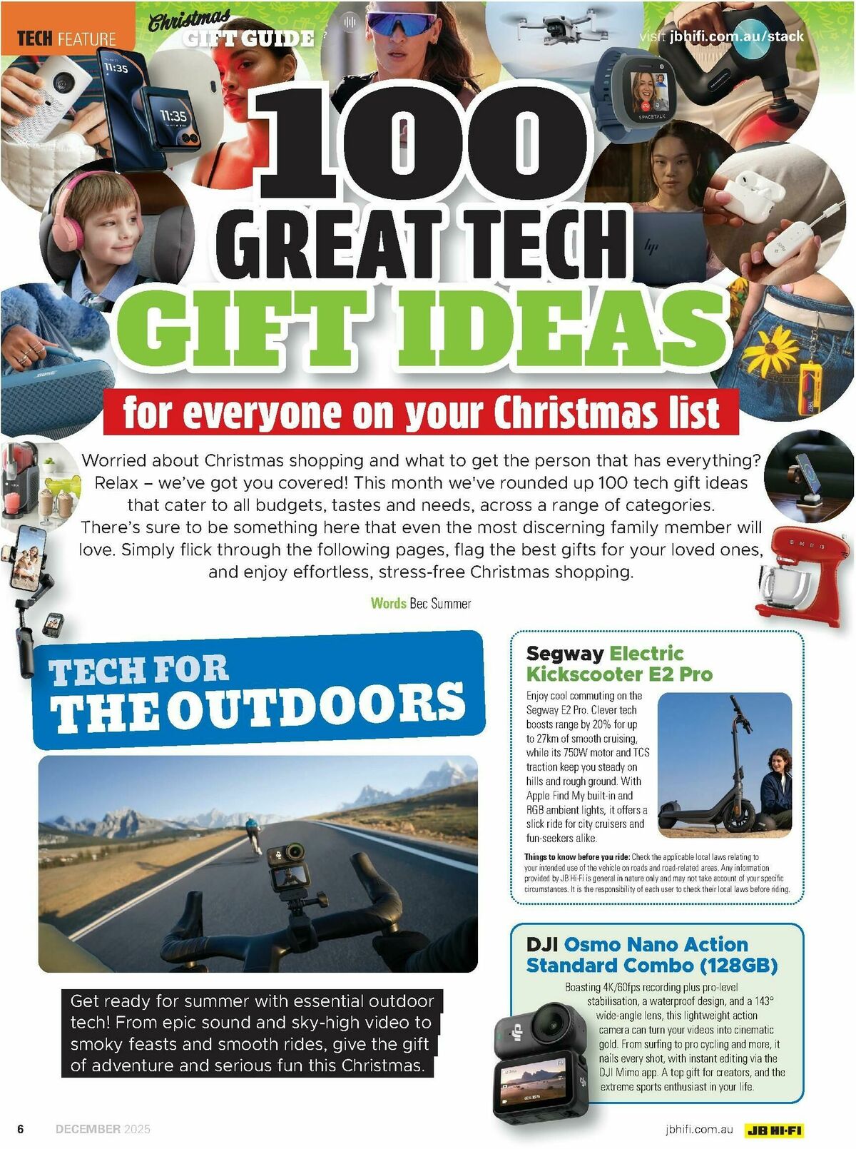 JB Hi-Fi Magazine December Catalogues from 1 December