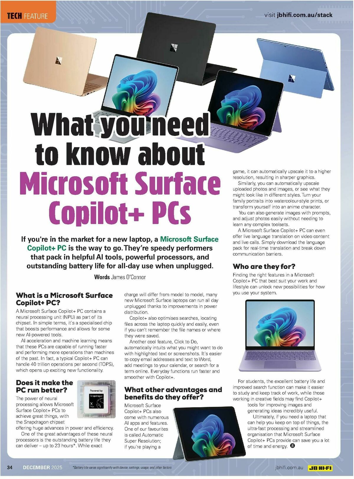 JB Hi-Fi Magazine December Catalogues from 1 December