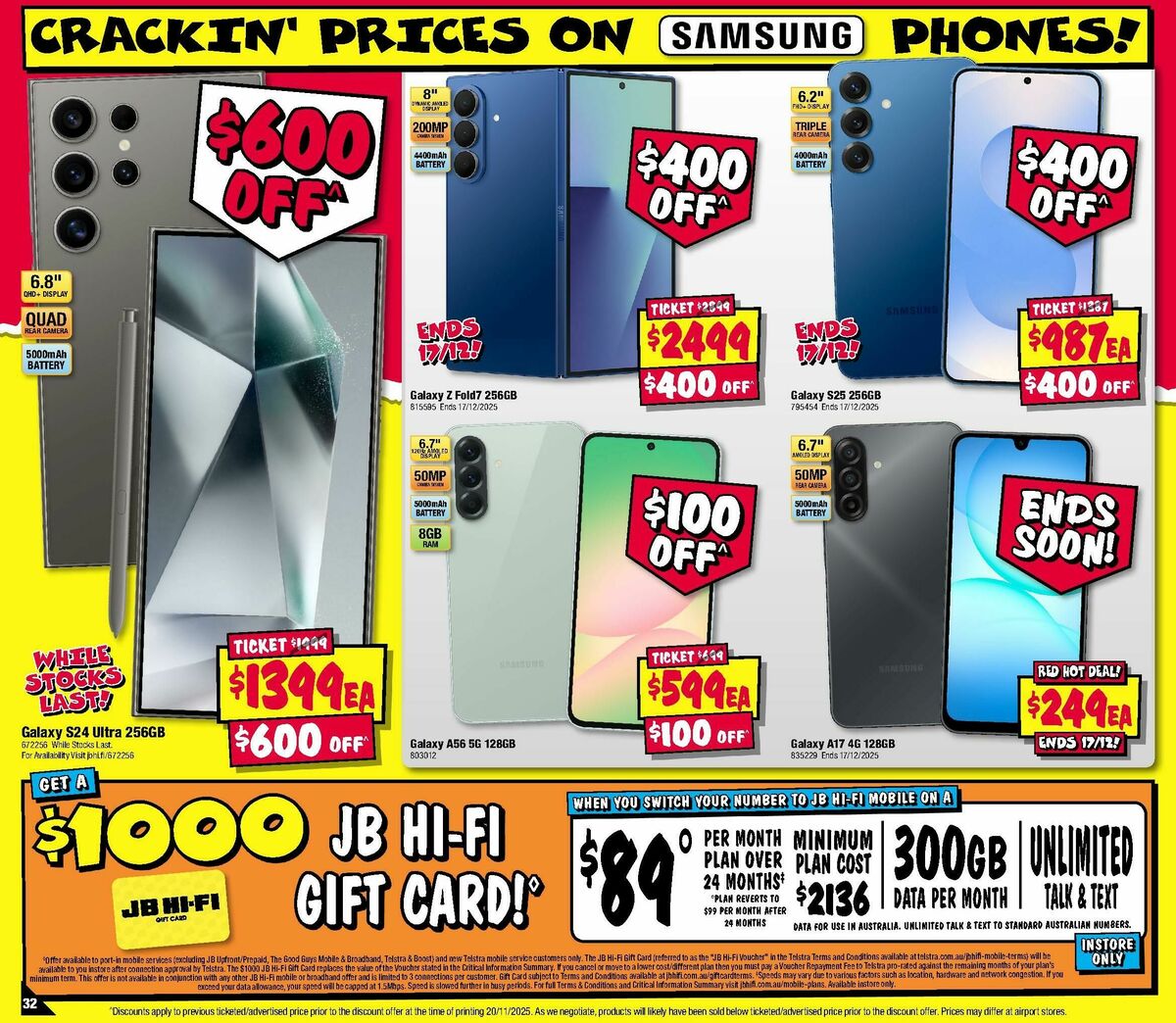 JB Hi-Fi Crackin' Xmas Deals! Catalogues from 4 December