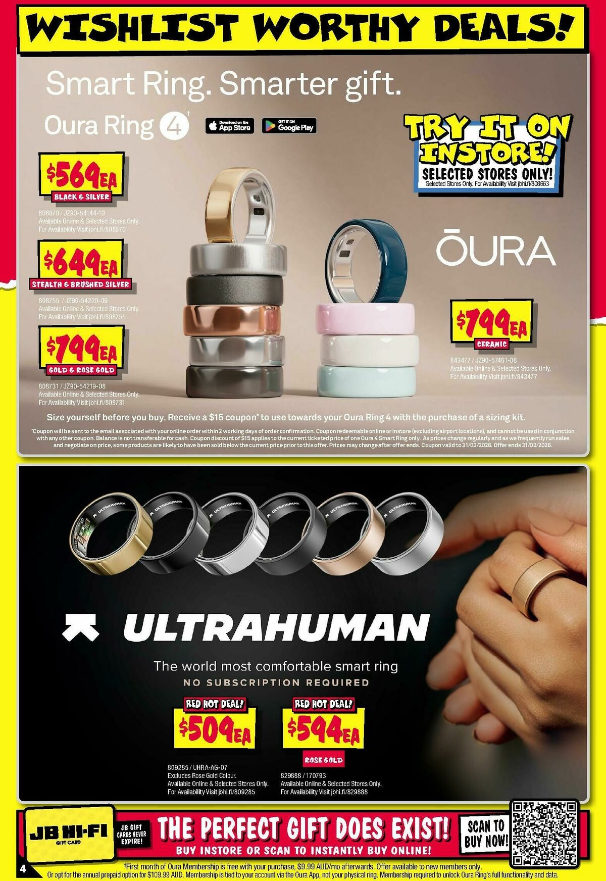 JB Hi-Fi Crackin' Xmas Deals! Fitness & Health Catalogues from 4 December