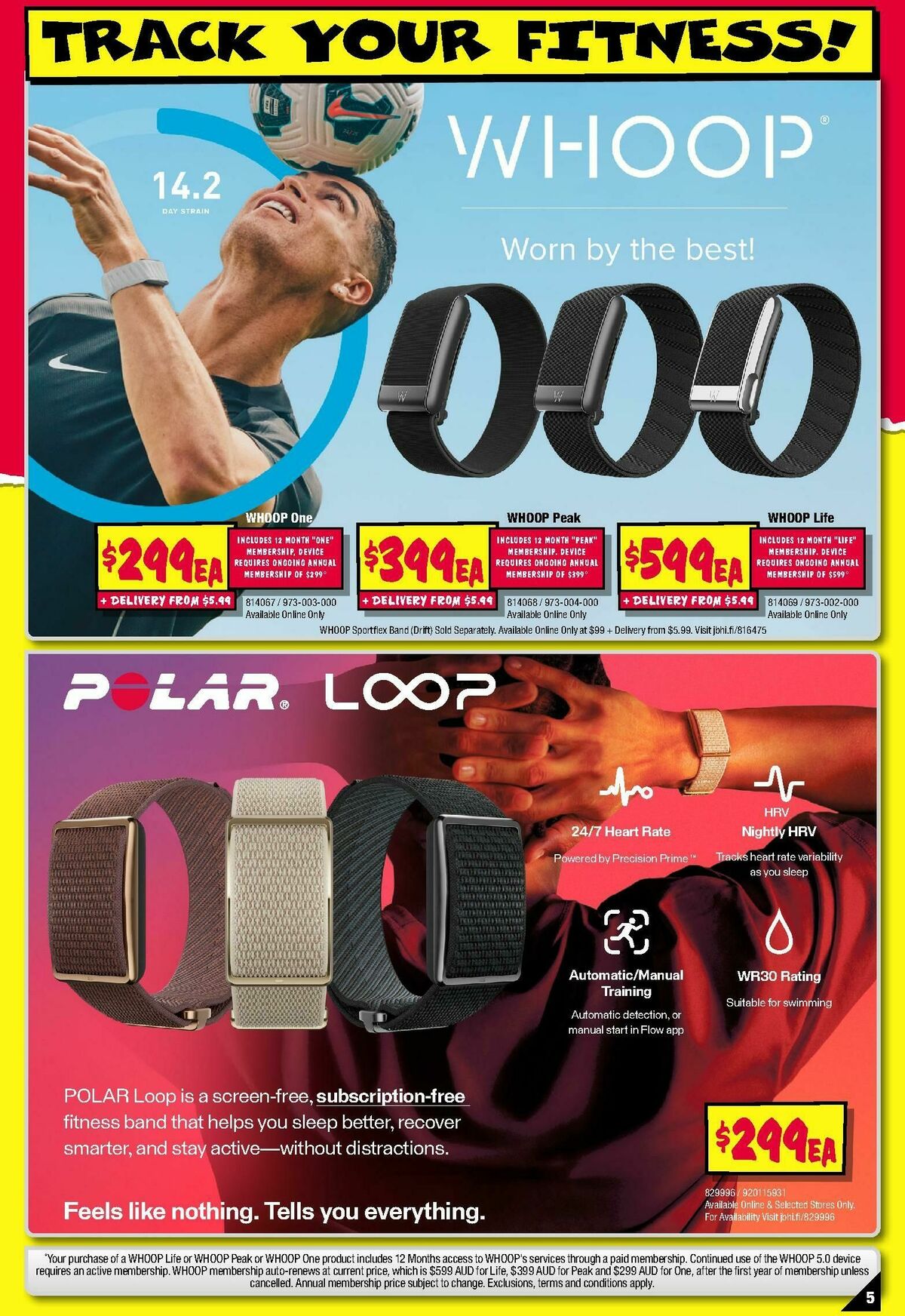 JB Hi-Fi Crackin' Xmas Deals! Fitness & Health Catalogues from 4 December