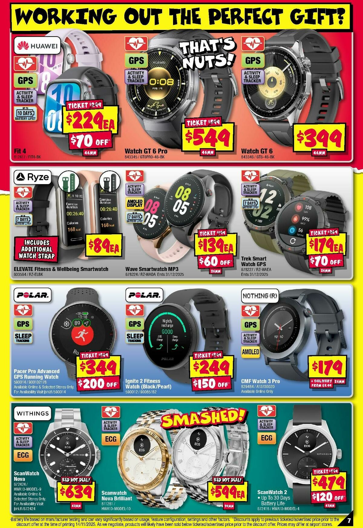 JB Hi-Fi Crackin' Xmas Deals! Fitness & Health Catalogues from 4 December
