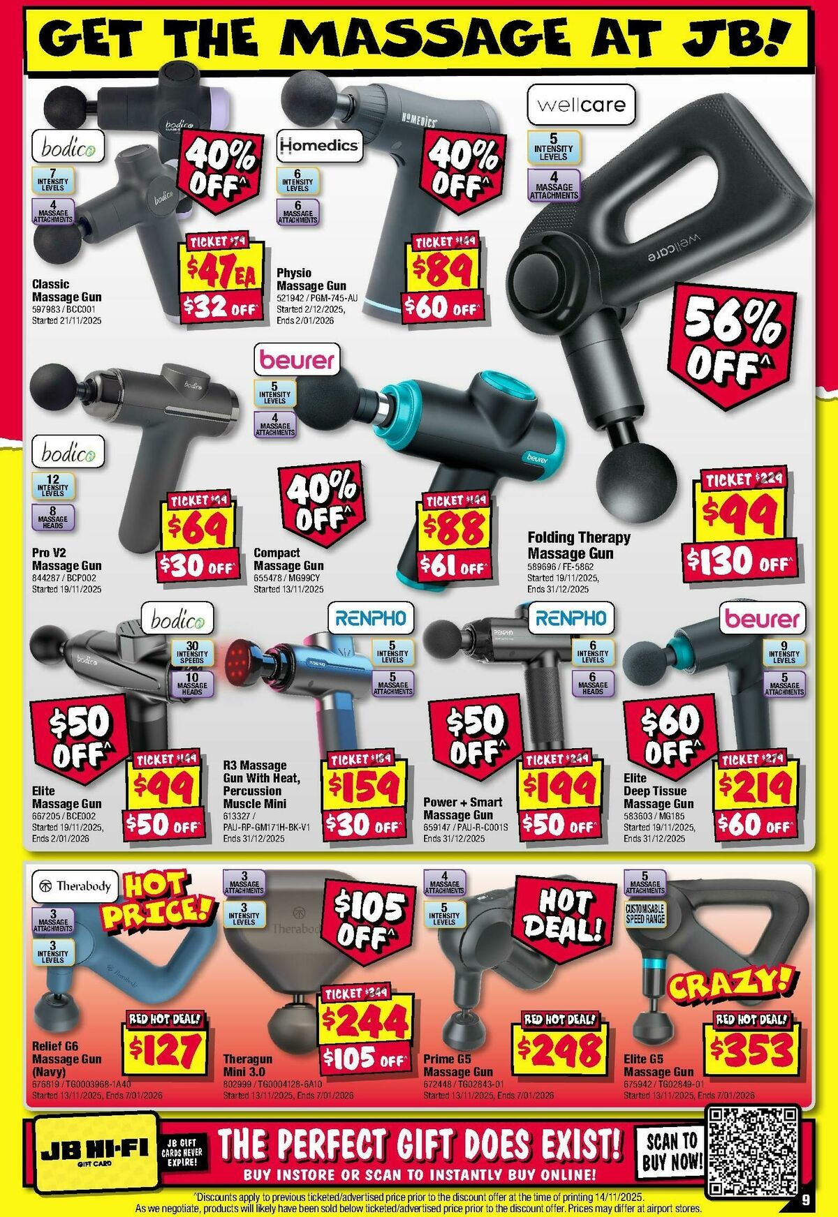 JB Hi-Fi Crackin' Xmas Deals! Fitness & Health Catalogues from 4 December