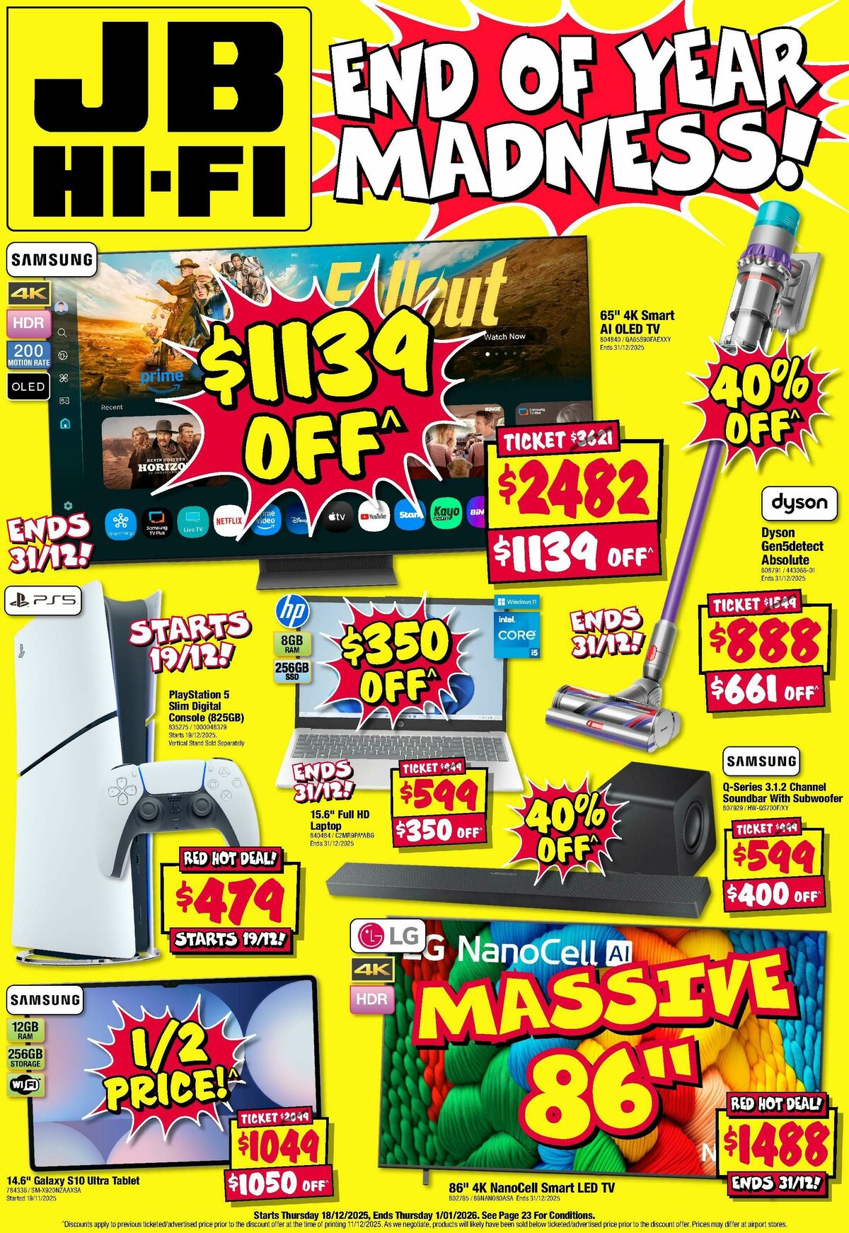 JB Hi-Fi Catalogues from 18 December