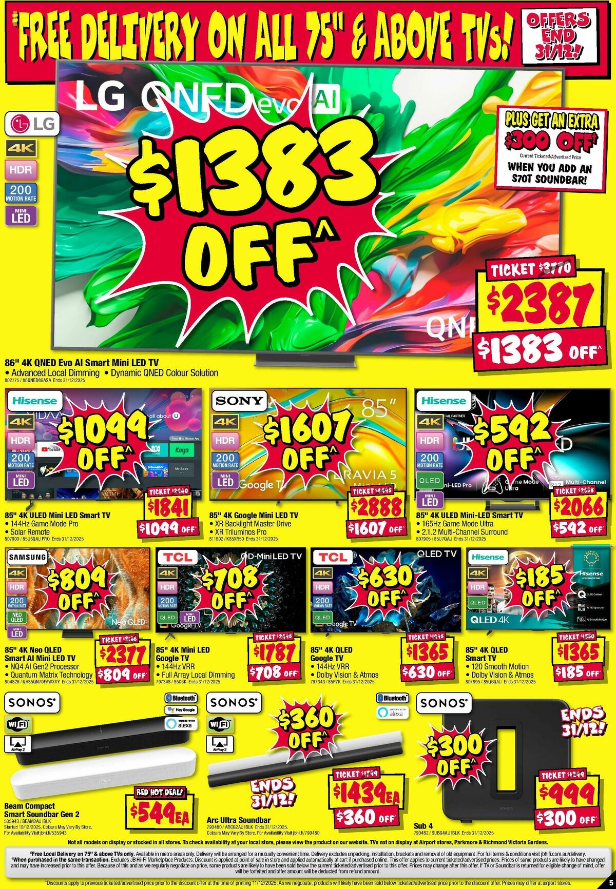 JB Hi-Fi Catalogues from 18 December