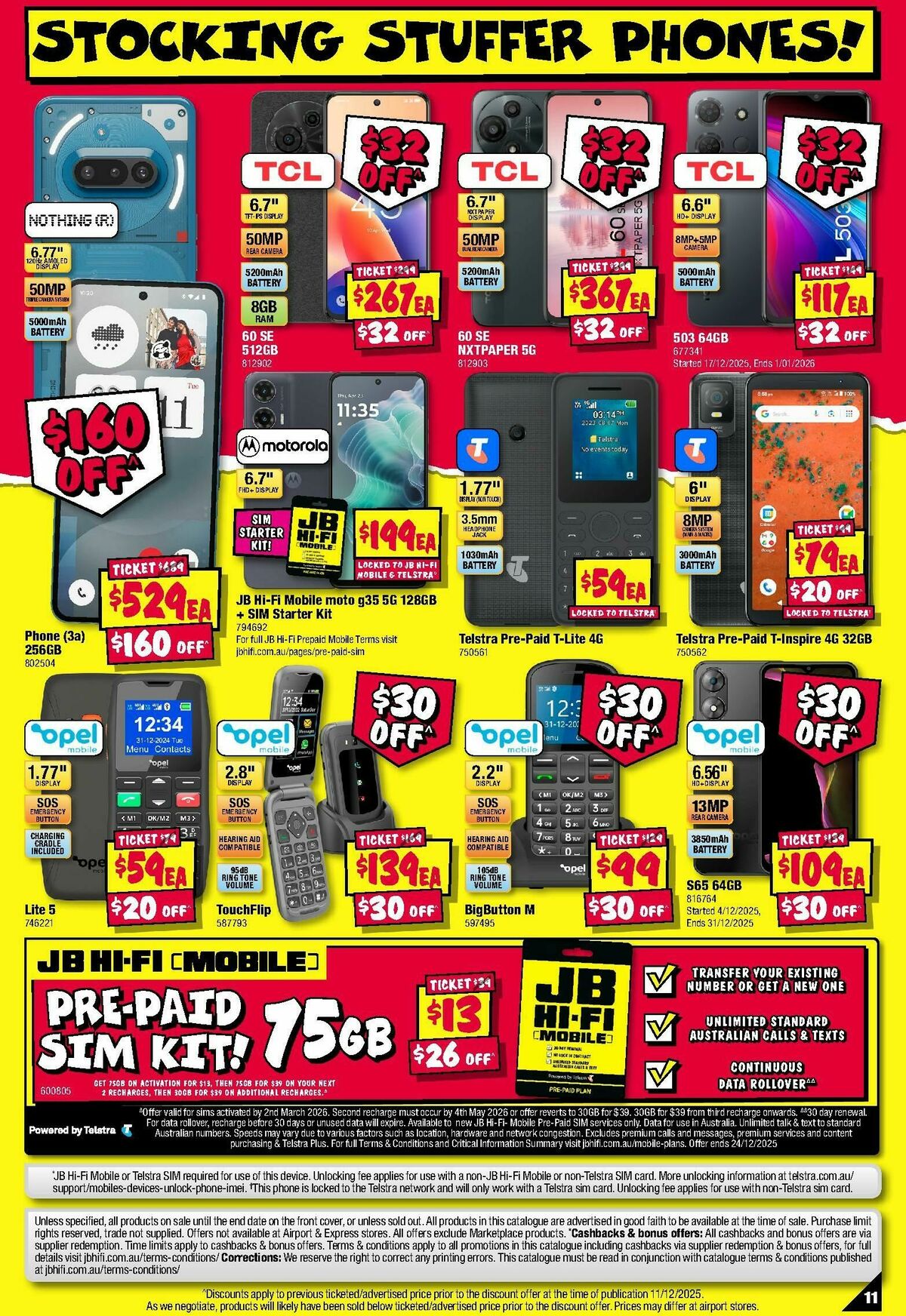 JB Hi-Fi Last Minute Xmas Gifts! Catalogues from 18 December
