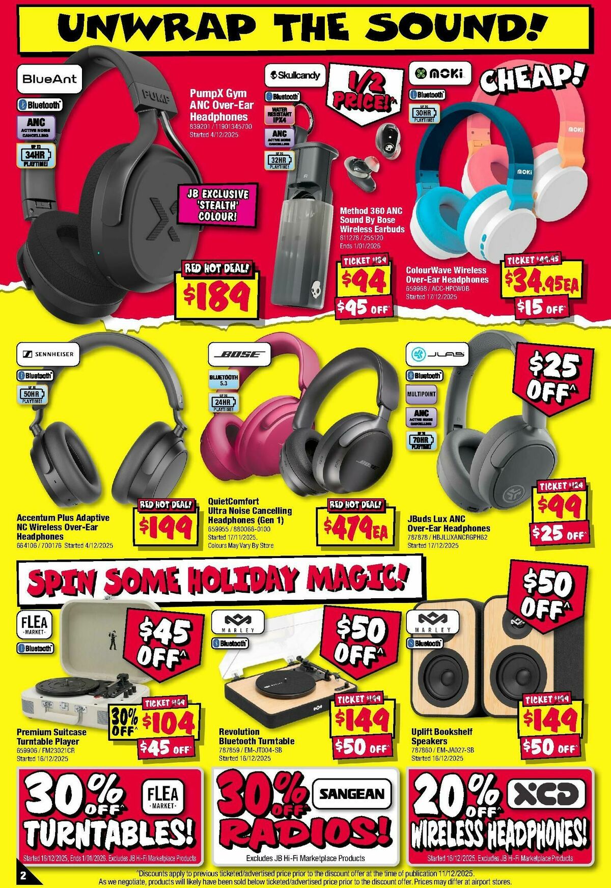 JB Hi-Fi Last Minute Xmas Gifts! Catalogues from 18 December