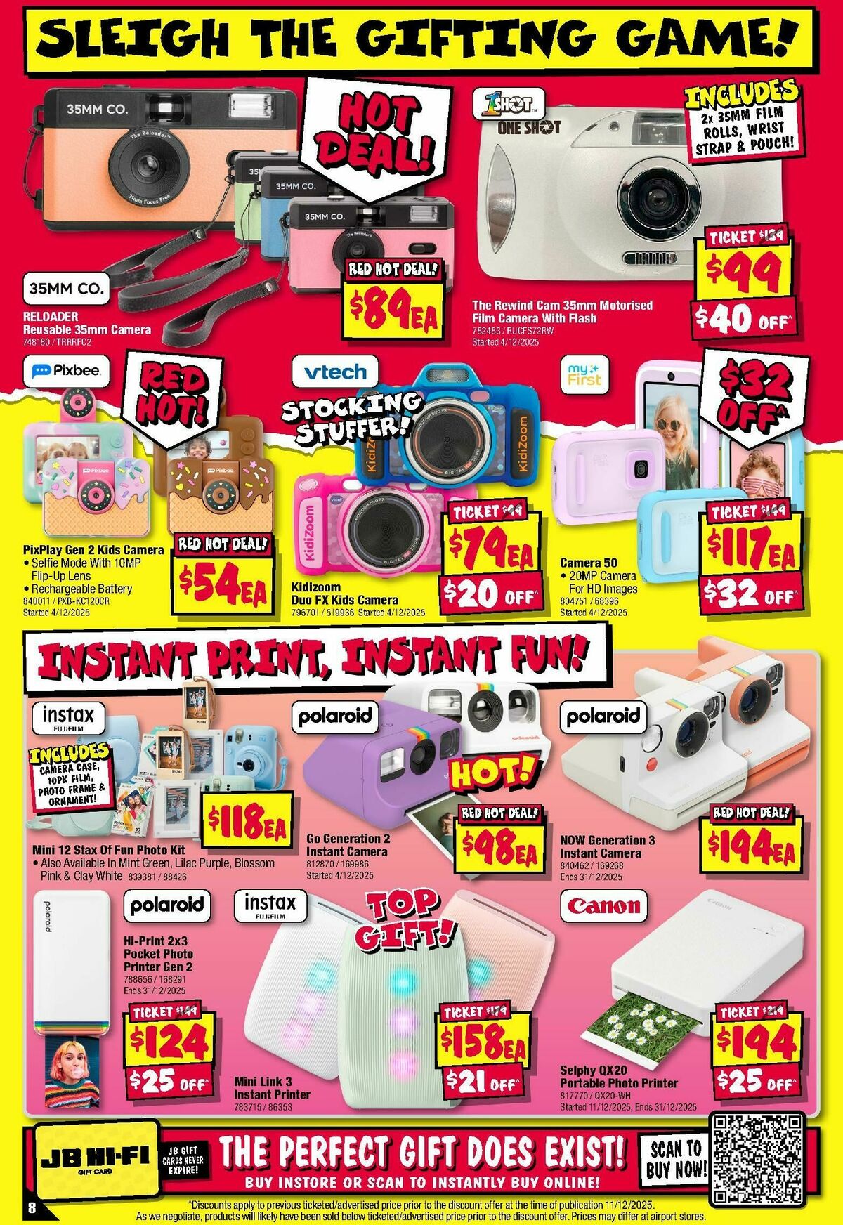 JB Hi-Fi Last Minute Xmas Gifts! Catalogues from 18 December