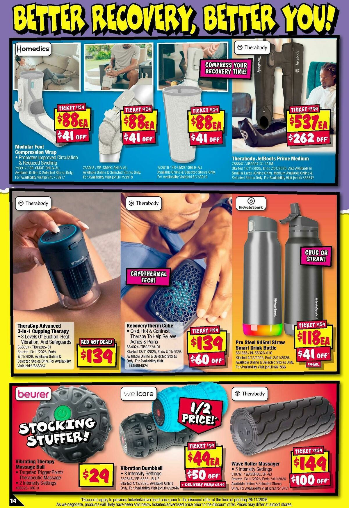 JB Hi-Fi Crackin' Xmas Gifts! Health, Wellness & Beauty Catalogues from 18 December