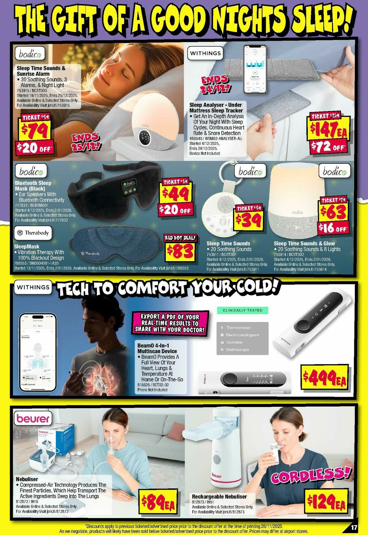 JB Hi-Fi Crackin' Xmas Gifts! Health, Wellness & Beauty Catalogues from 18 December