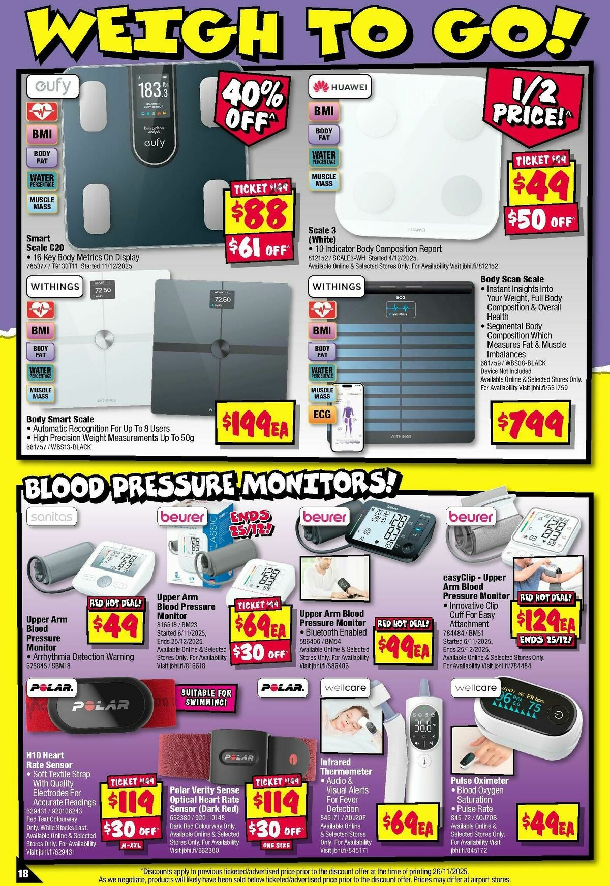 JB Hi-Fi Crackin' Xmas Gifts! Health, Wellness & Beauty Catalogues from 18 December