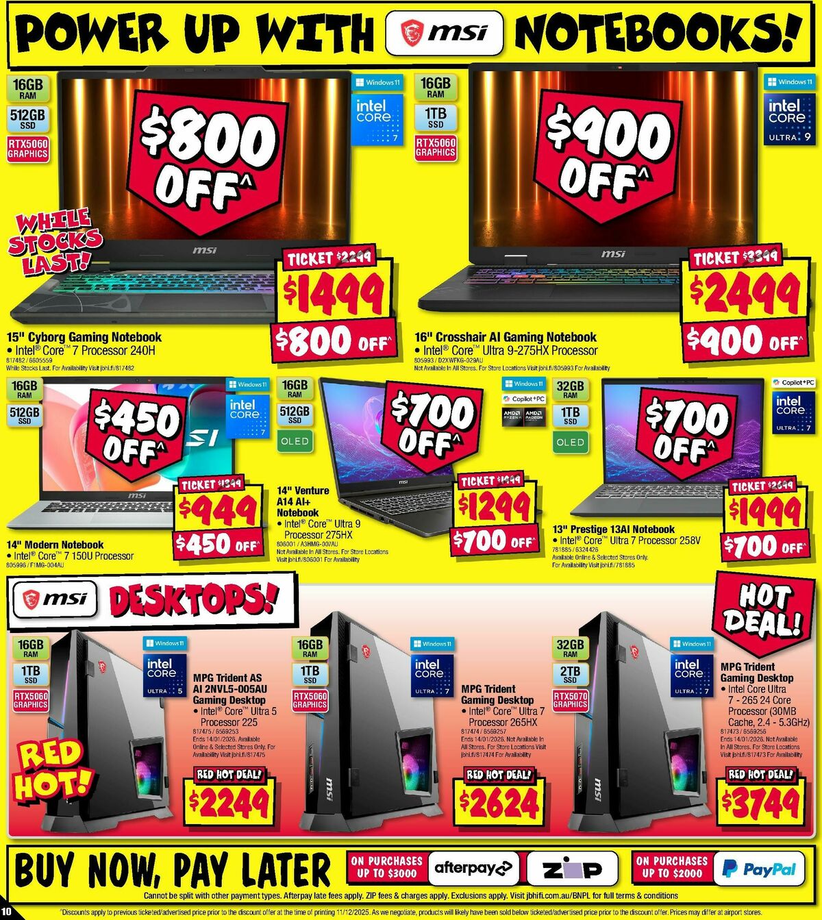 JB Hi-Fi School Time Sellout! Catalogues from 18 December