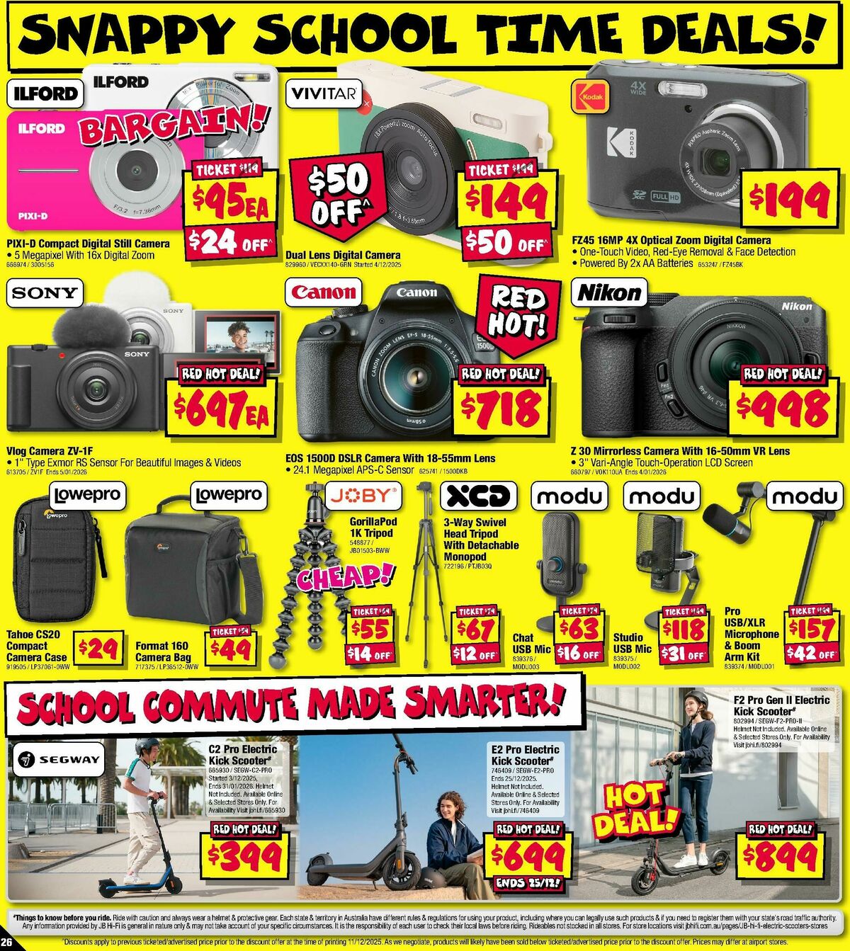 JB Hi-Fi School Time Sellout! Catalogues from 18 December