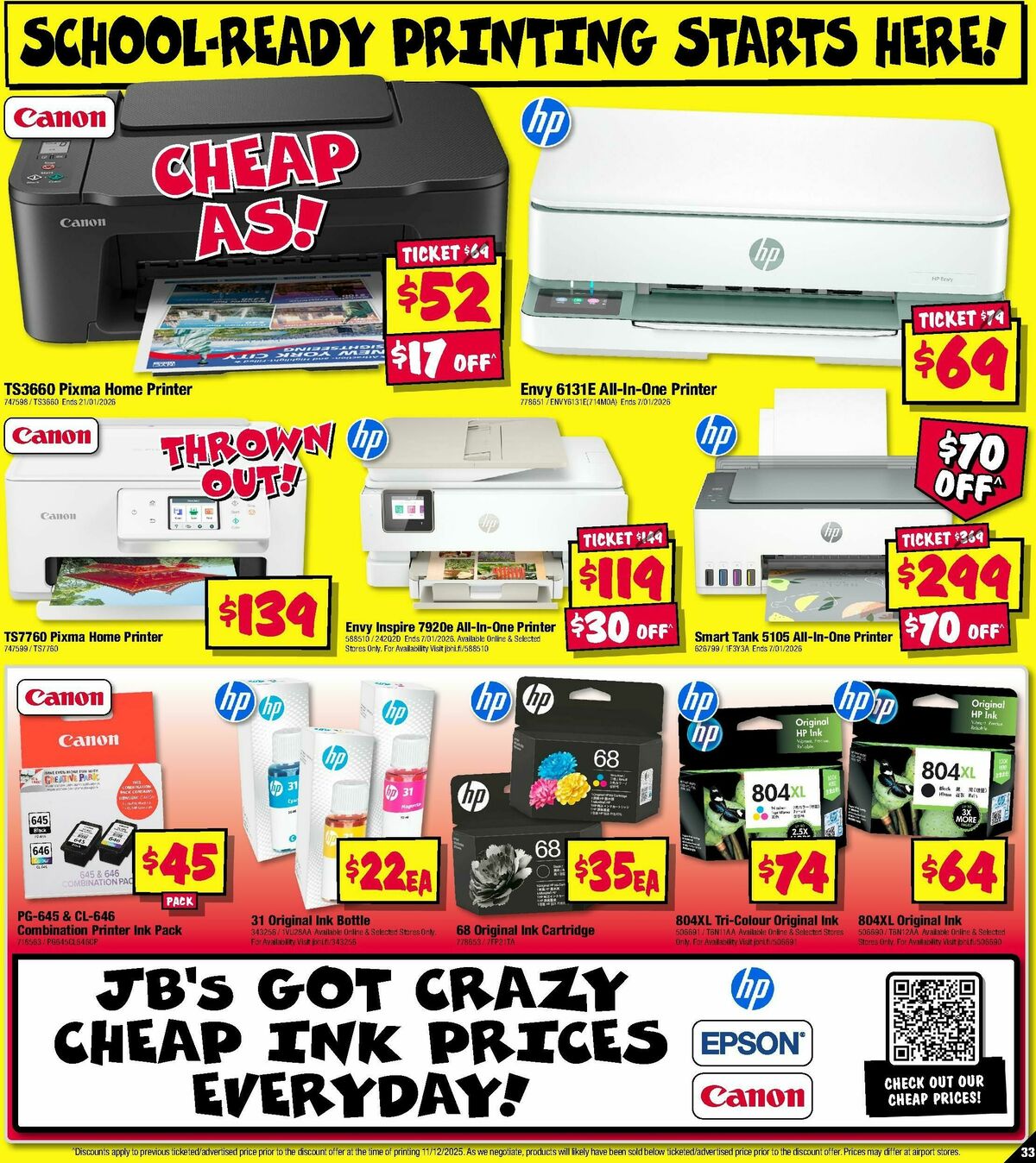 JB Hi-Fi School Time Sellout! Catalogues from 18 December