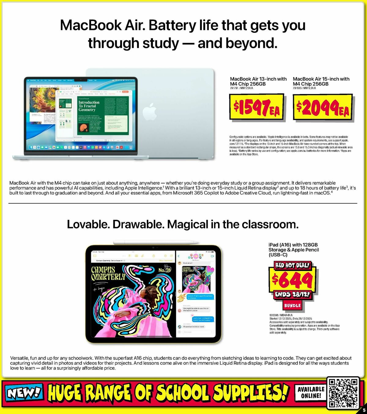 JB Hi-Fi School Time Sellout! Catalogues from 18 December