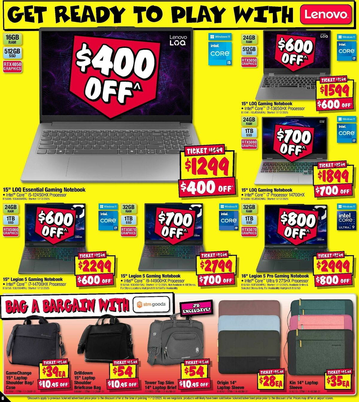 JB Hi-Fi School Time Sellout! Catalogues from 18 December