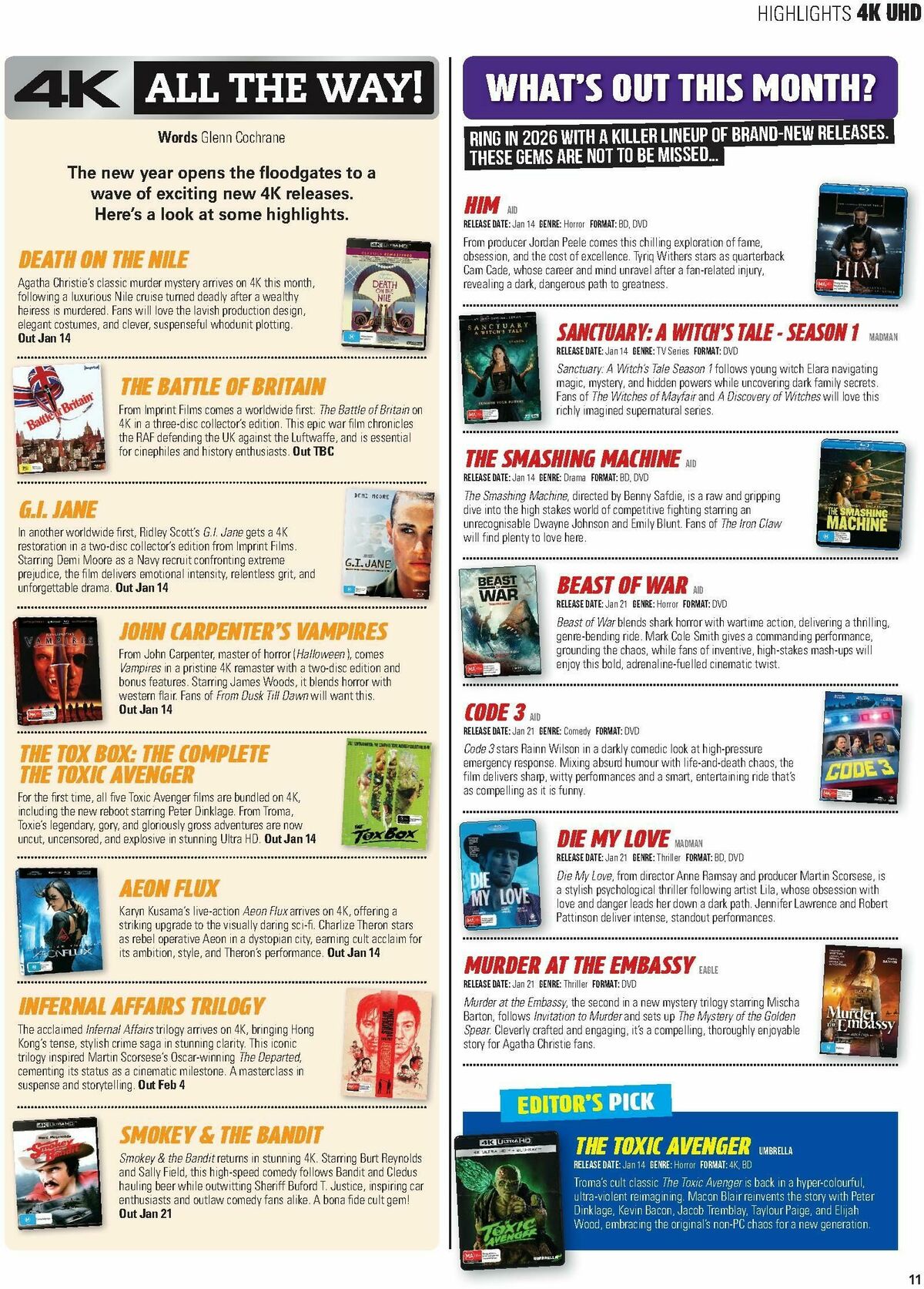 JB Hi-Fi Magazine January Catalogues from 1 January