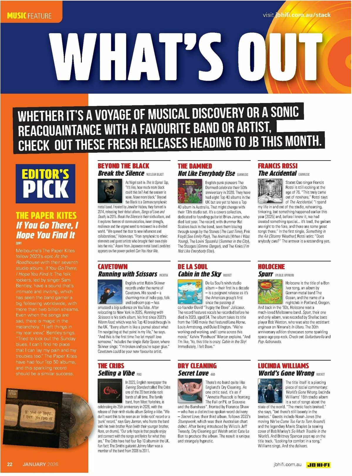 JB Hi-Fi Magazine January Catalogues from 1 January