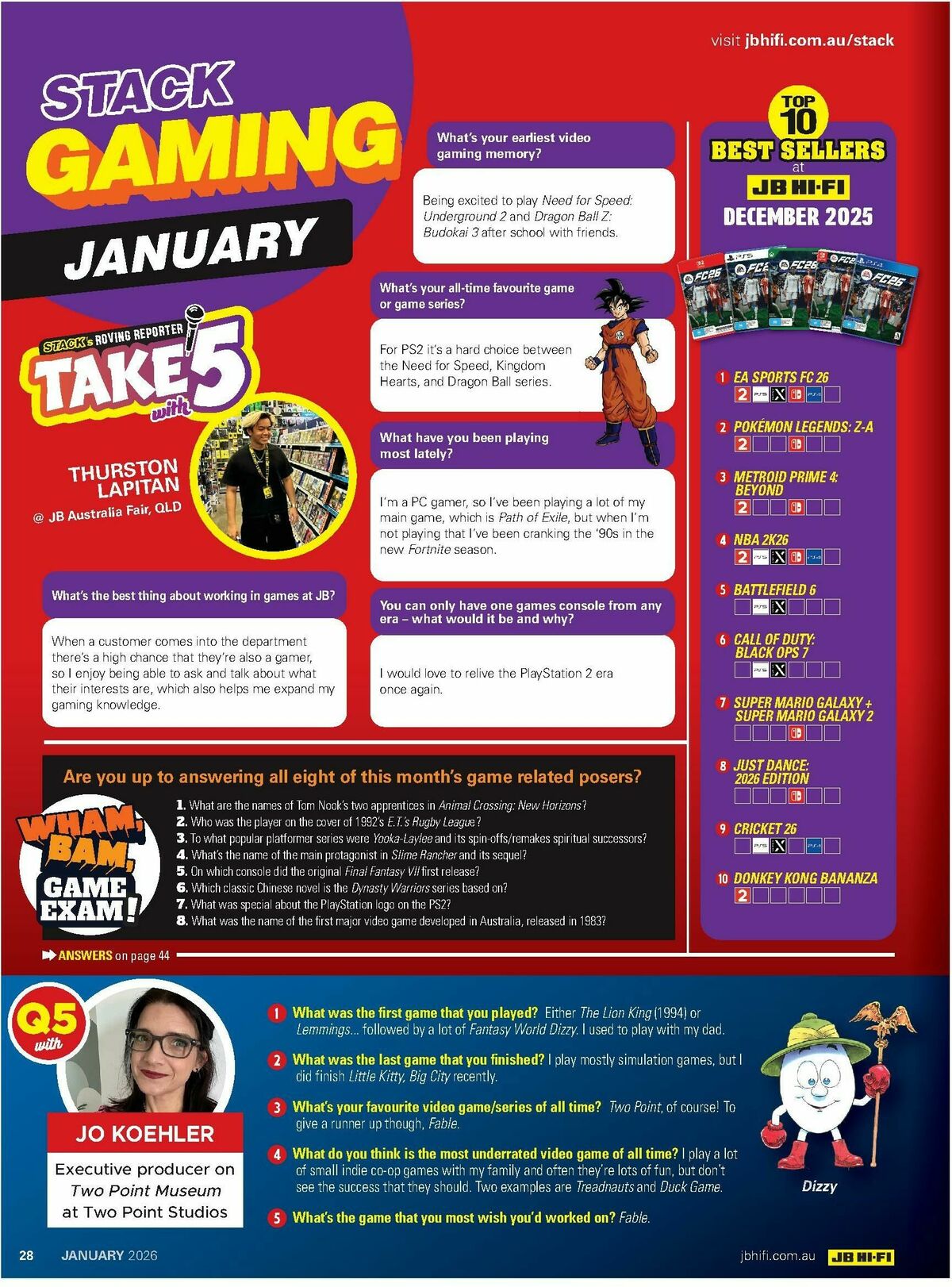JB Hi-Fi Magazine January Catalogues from 1 January