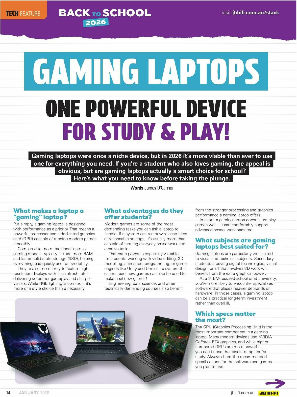 JB Hi-Fi Magazine January Catalogues from 1 January