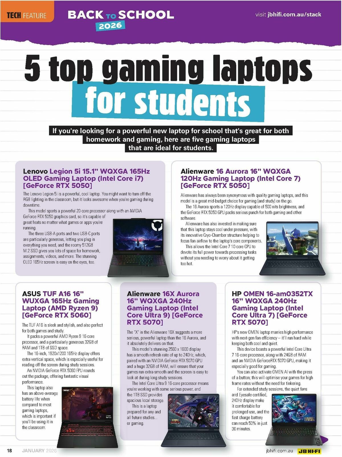 JB Hi-Fi Magazine January Catalogues from 1 January