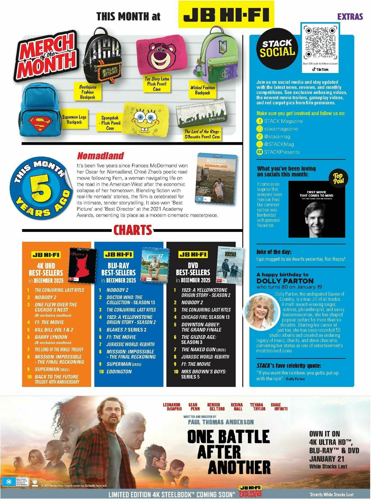 JB Hi-Fi Magazine January Catalogues from 1 January
