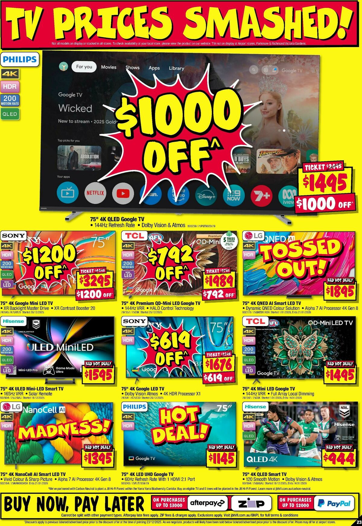 JB Hi-Fi Catalogues from 2 January