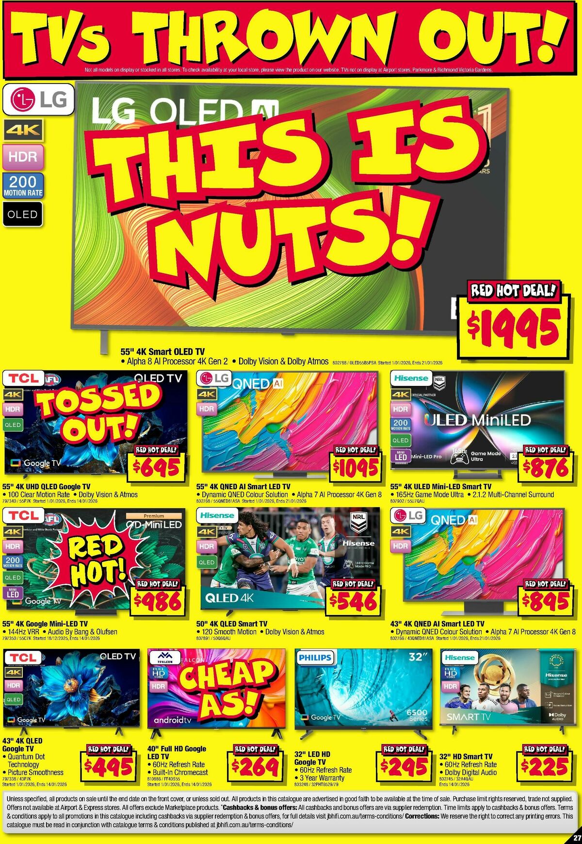 JB Hi-Fi Catalogues from 2 January