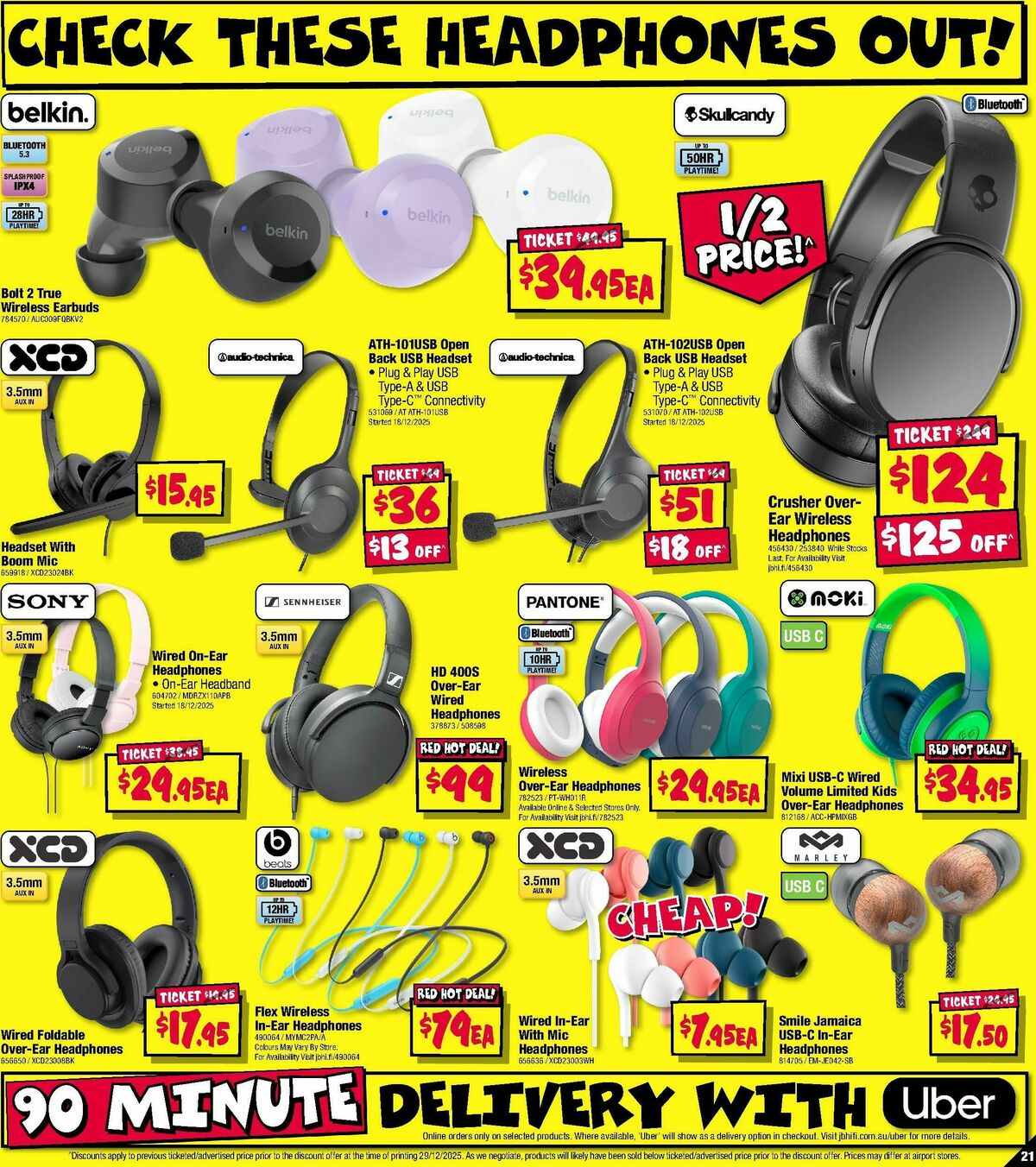 JB Hi-Fi Catalogues from 8 January