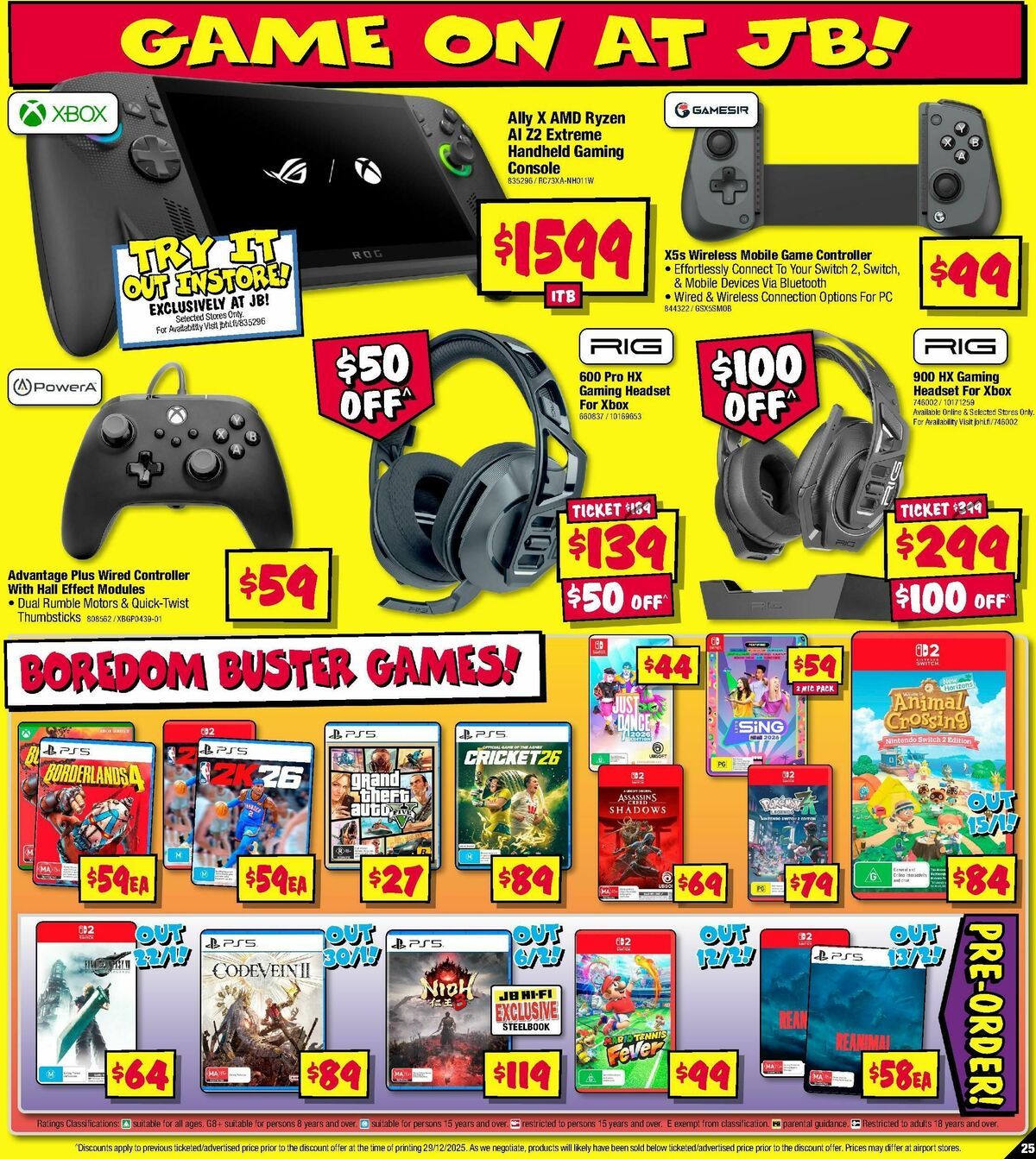JB Hi-Fi Catalogues from 8 January