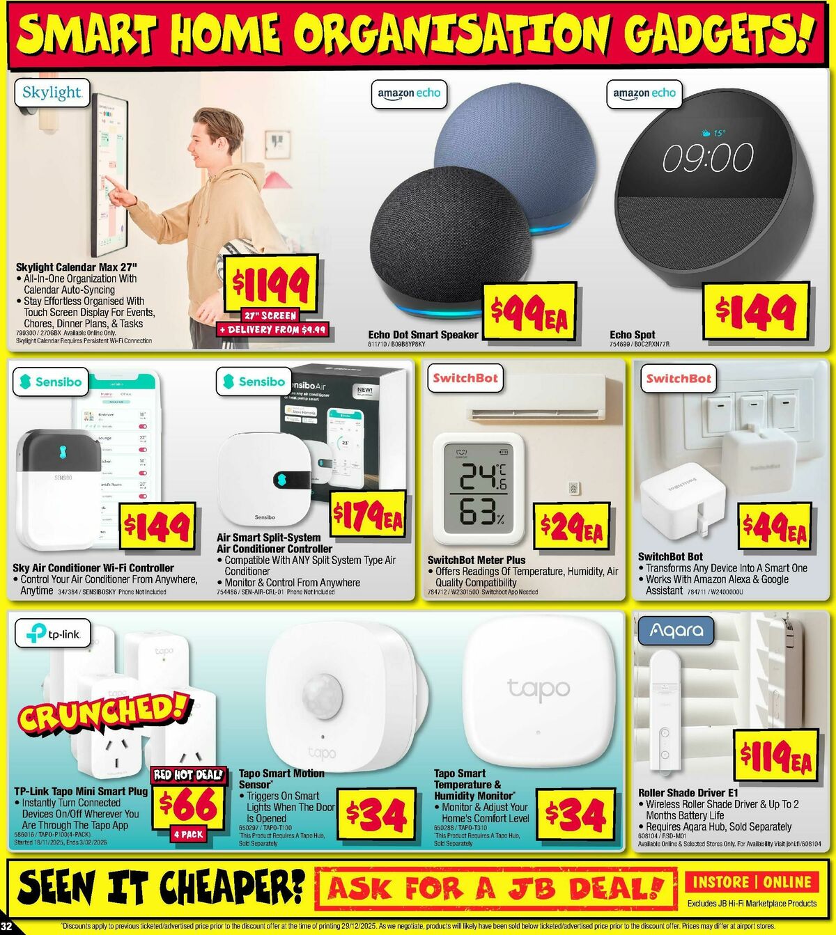 JB Hi-Fi Catalogues from 8 January